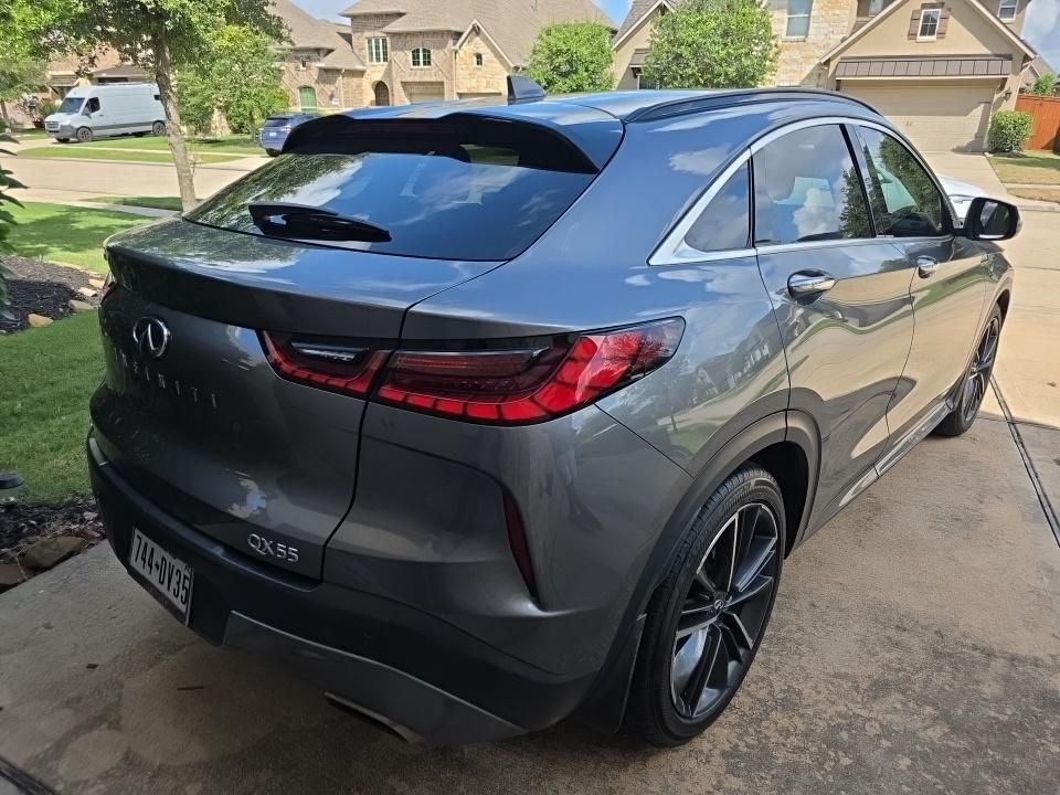 2023 Graphite Shadow INFINITI QX55 LUXE AWD SUV