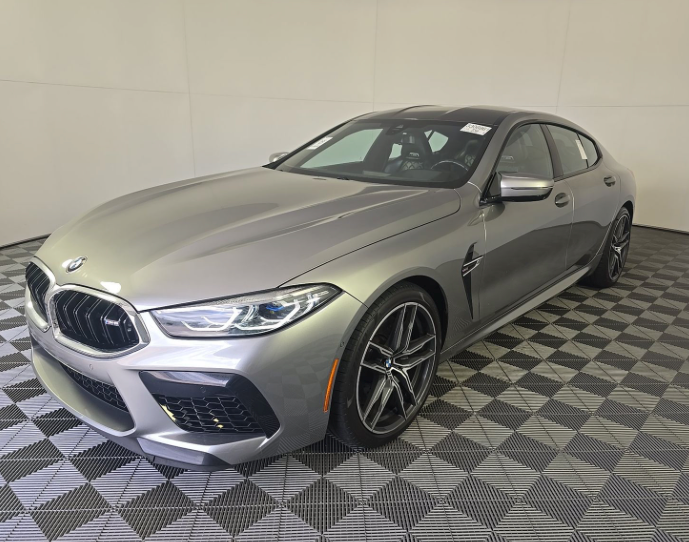Donington Gray Metallic 2021 BMW M8 Coupe All-Wheel Drive 8-Speed Automatic