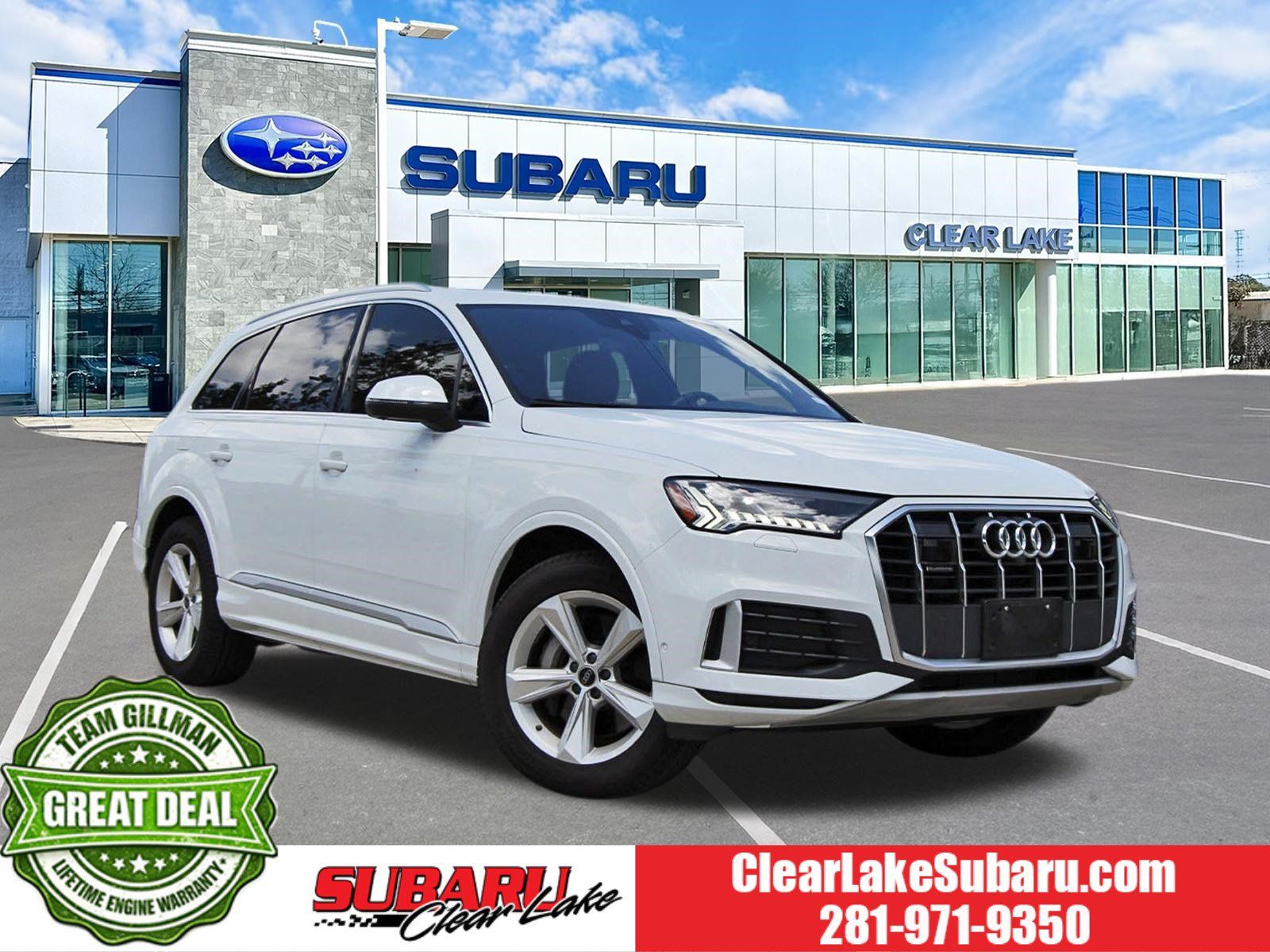Glacier White Metallic 2023 Audi Q7 SUV / Crossover All-Wheel Drive 8-Speed Automatic