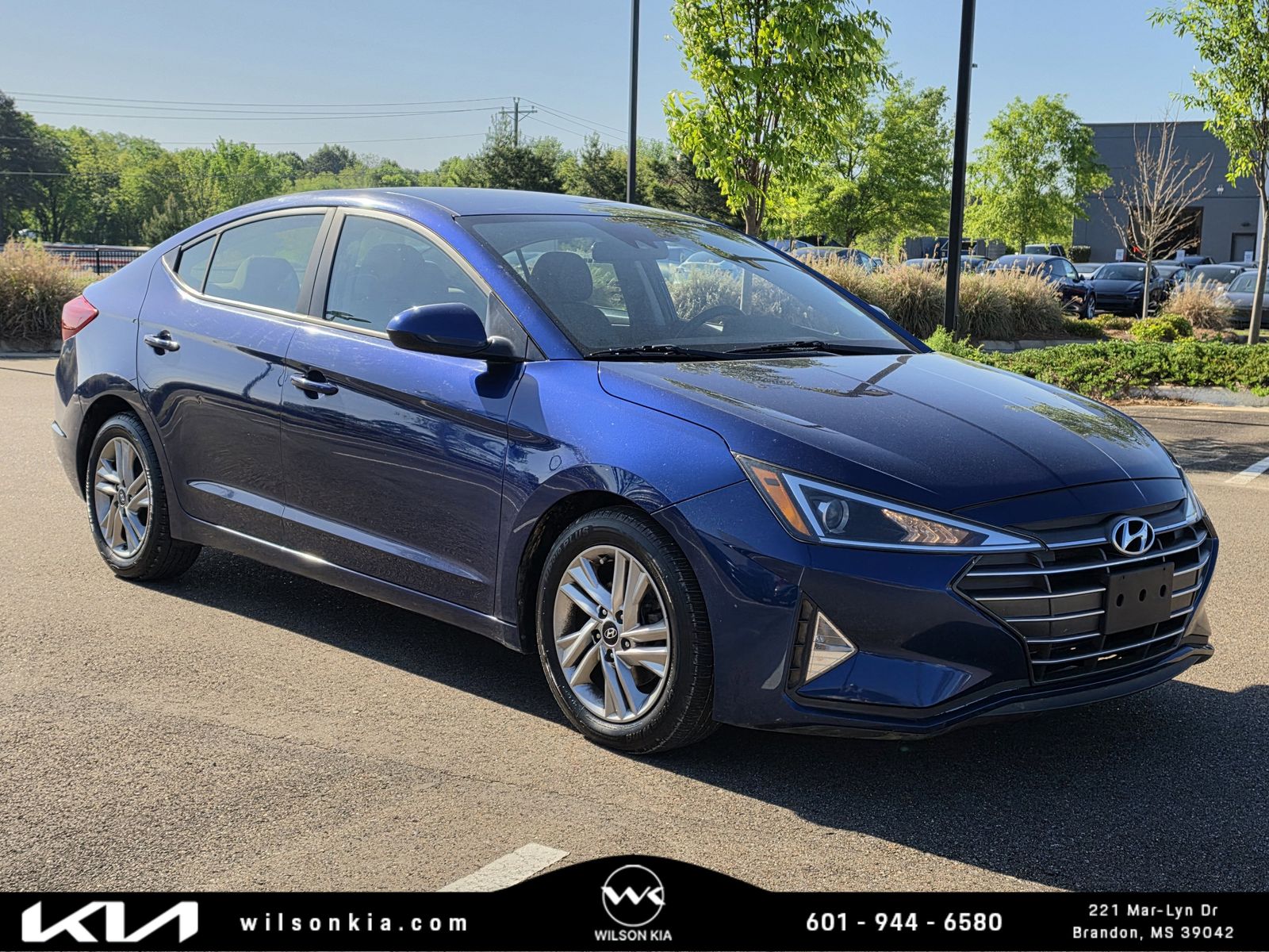 Lakeside Blue 2020 Hyundai Elantra SEL FWD Sedan Front-Wheel Drive Continuously Variable Transmission
