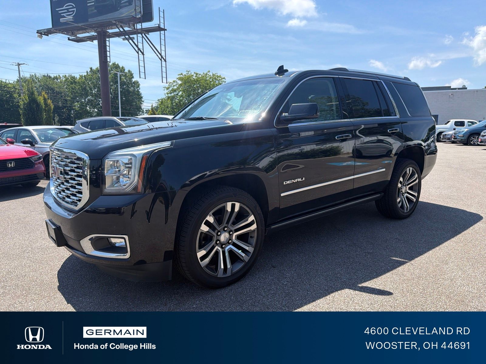 Onyx Black 2018 GMC Yukon SUV / Crossover Four-Wheel Drive Automatic