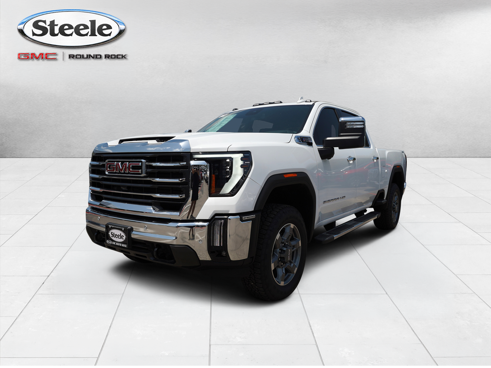 Summit White 2026 GMC Sierra 2500HD Pickup Truck Four-Wheel Drive Automatic