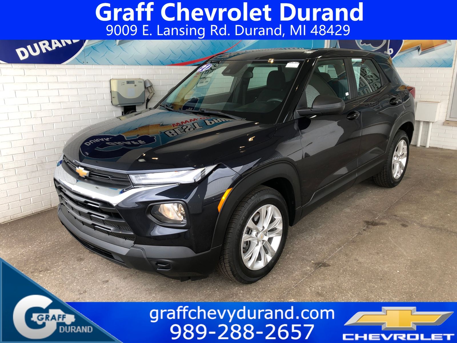 Midnight Blue Metallic 2021 Chevrolet Trailblazer LS FWD SUV / Crossover Front-Wheel Drive Continuously Variable Transmission