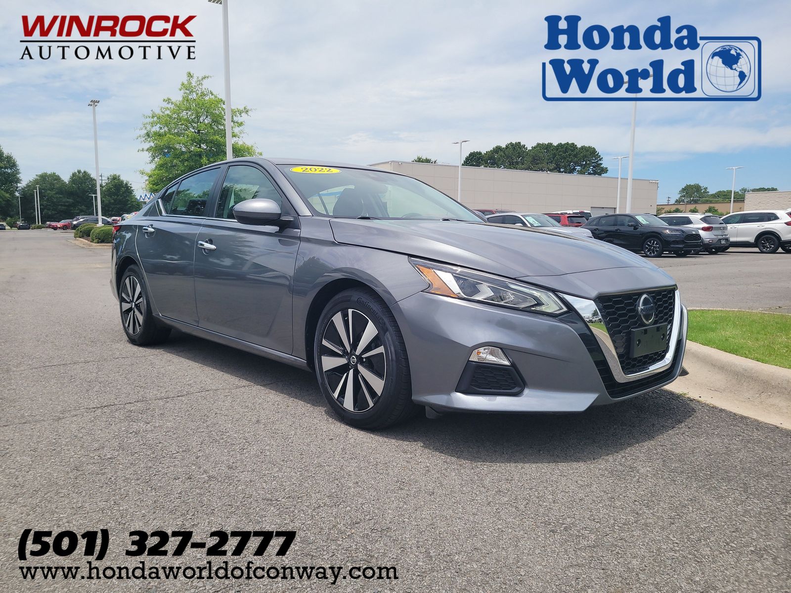 Gray (Gun Metallic) 2022 Nissan Altima 2.5 SV FWD Sedan Front-Wheel Drive Continuously Variable Transmission