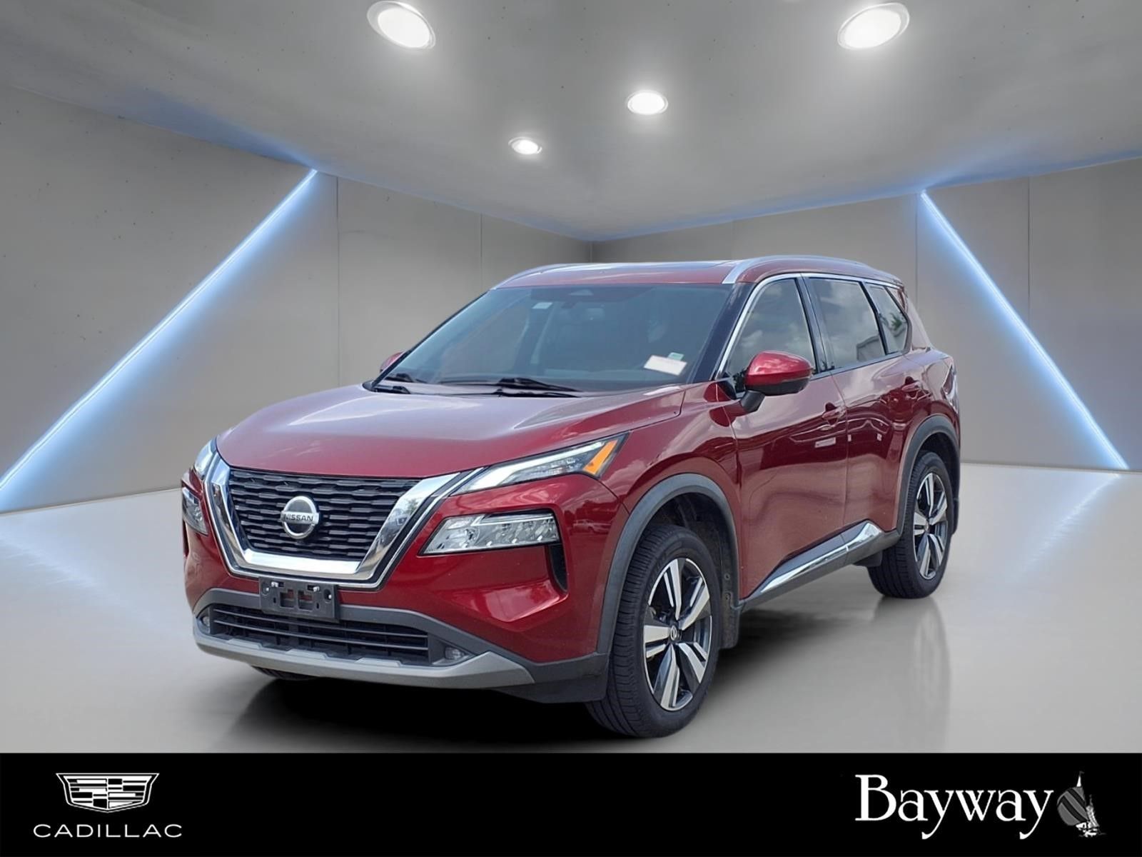 2021 Nissan Rogue SL Red at Central Houston Nissan