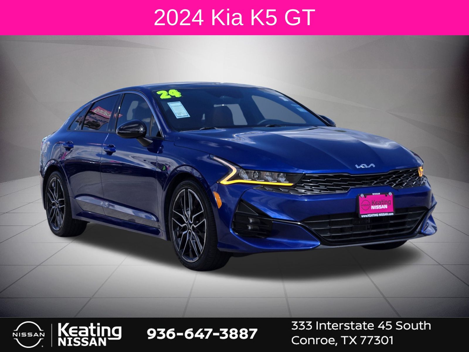 2024 Kia K5 GT Blue at Joe Myers Mazda Kia