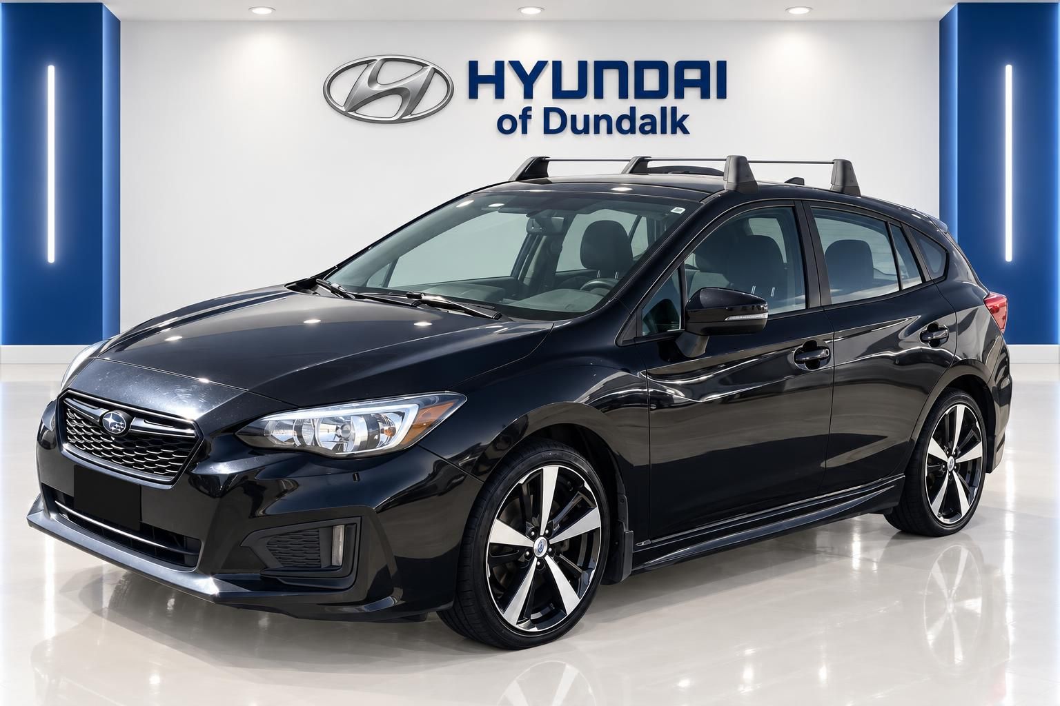 Crystal Black Silica 2018 Subaru Impreza Hatchback All-Wheel Drive Continuously Variable Transmission