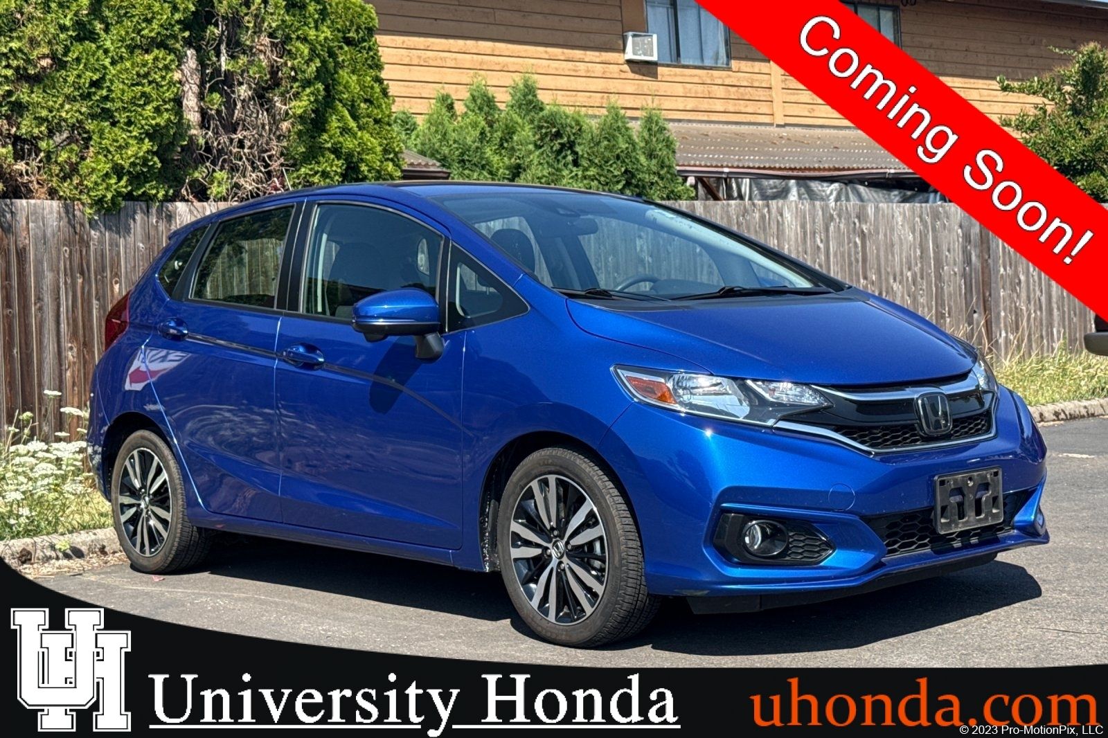 Aegean Blue Metallic 2020 Honda Fit Hatchback Front-Wheel Drive Continuously Variable Transmission
