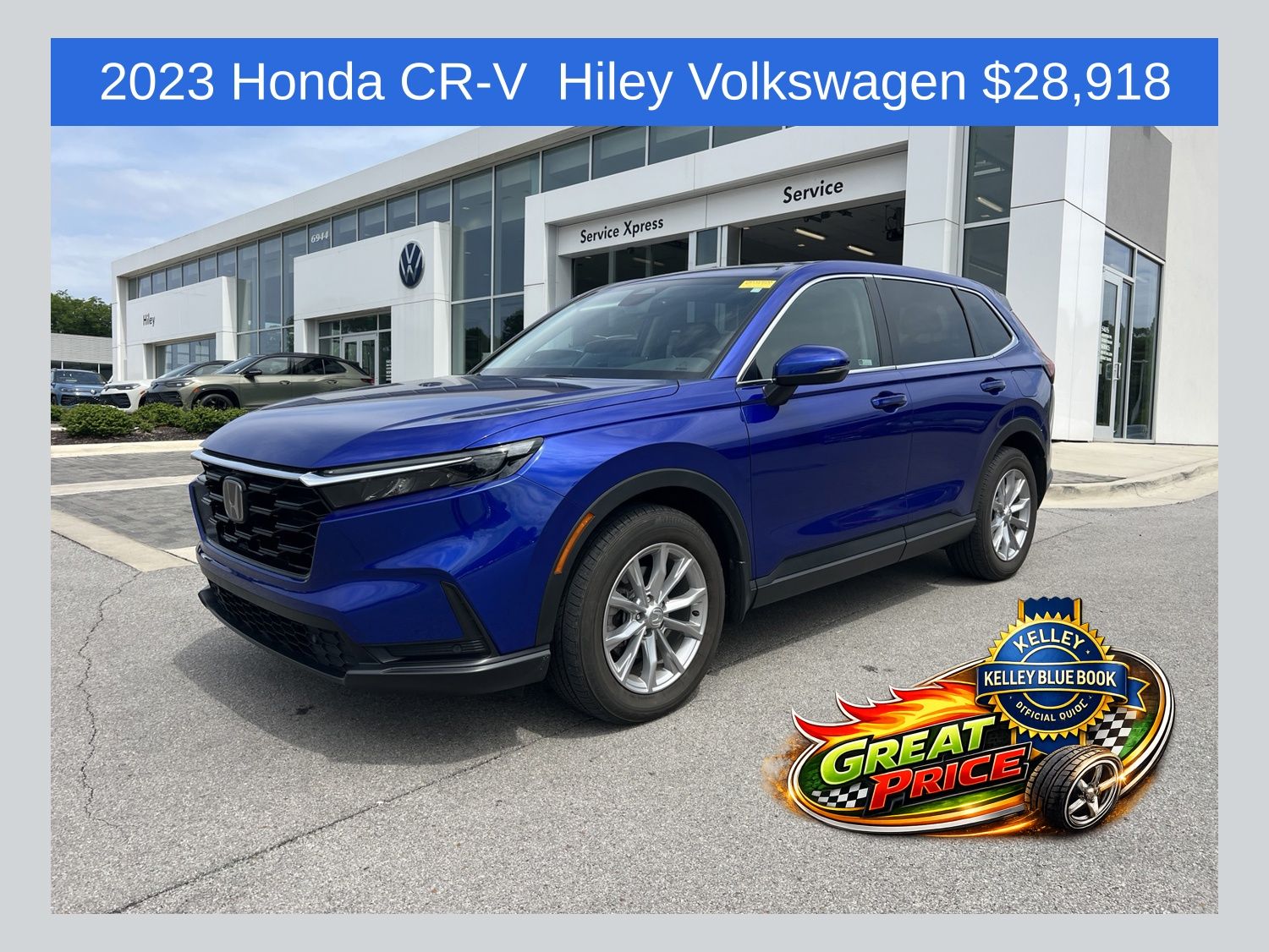 Blue 2023 Honda CR-V SUV / Crossover All-Wheel Drive Continuously Variable Transmission