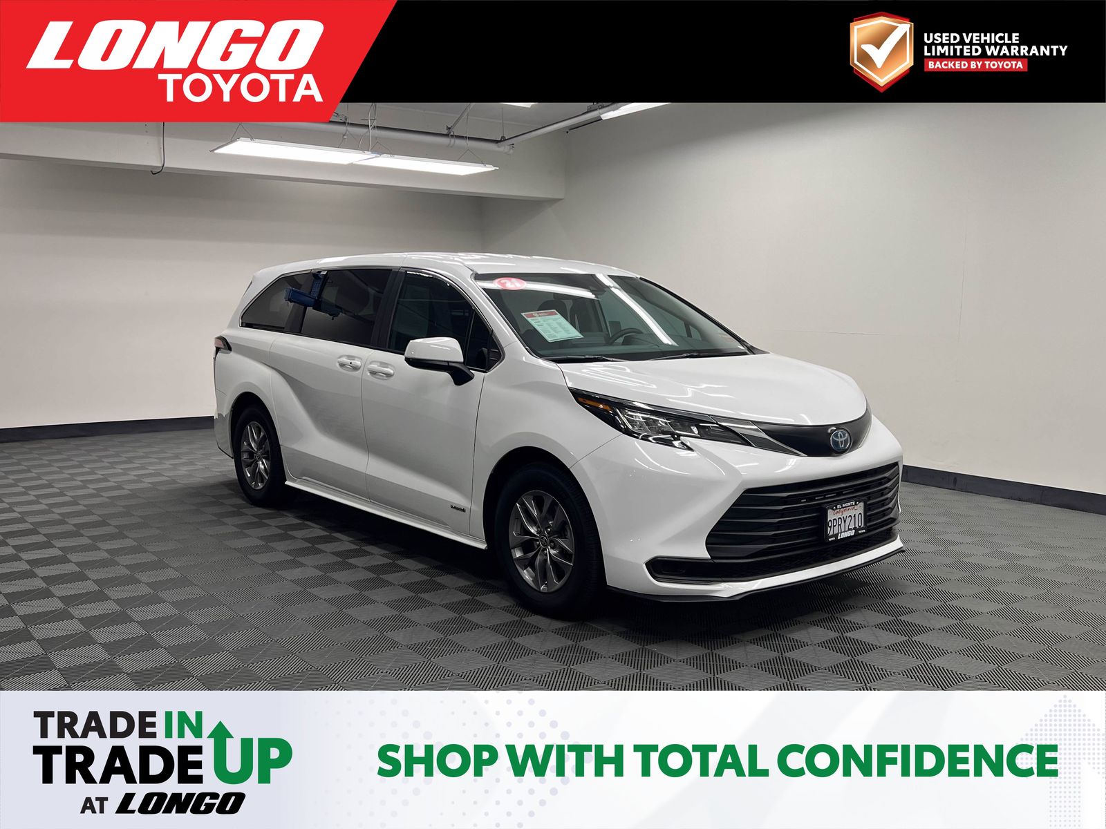 used 2021 Toyota Sienna car, priced at $22,996