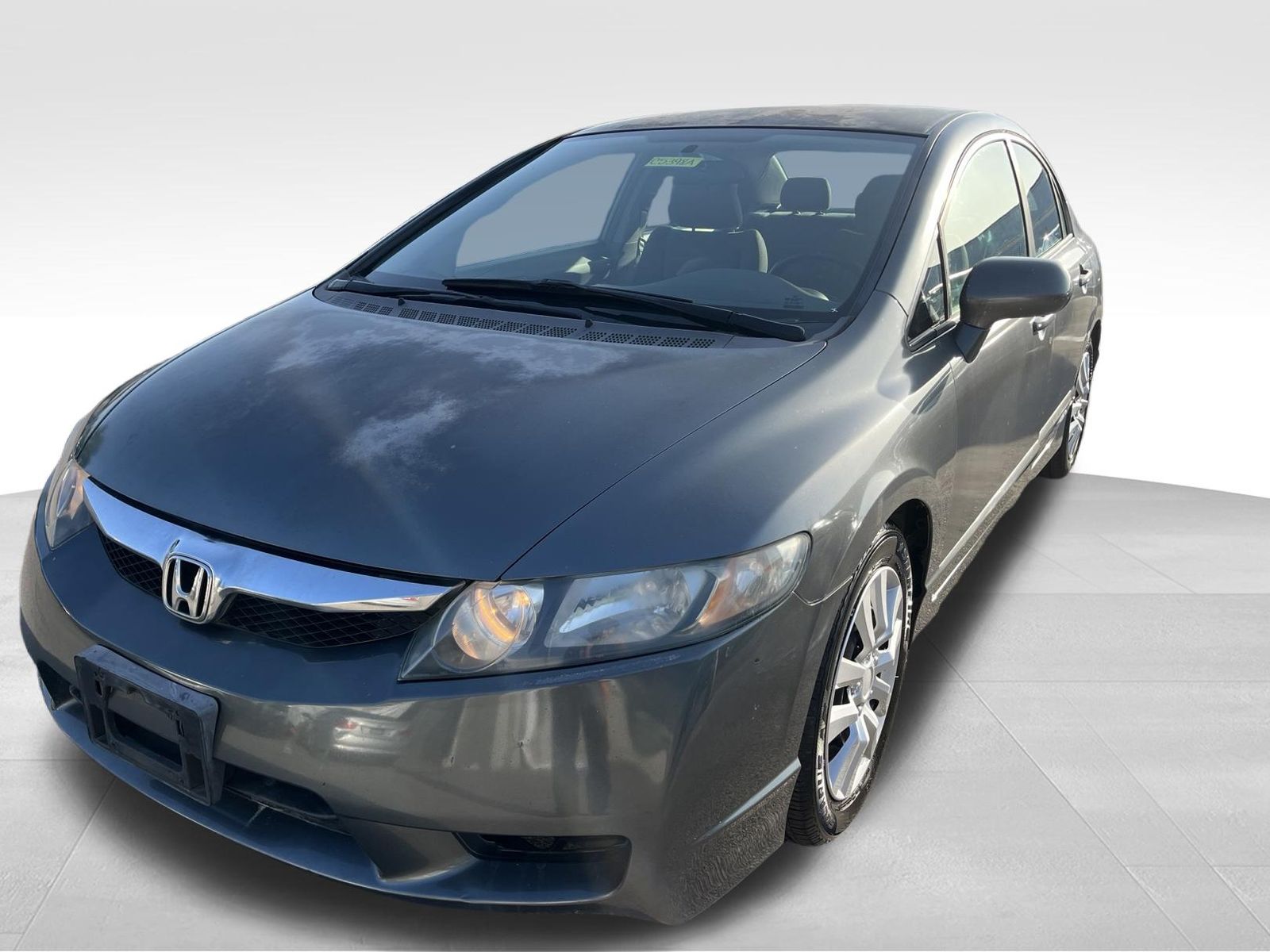 Polished Metal Metallic 2009 Honda Civic Sedan Front-Wheel Drive 5-Speed Automatic