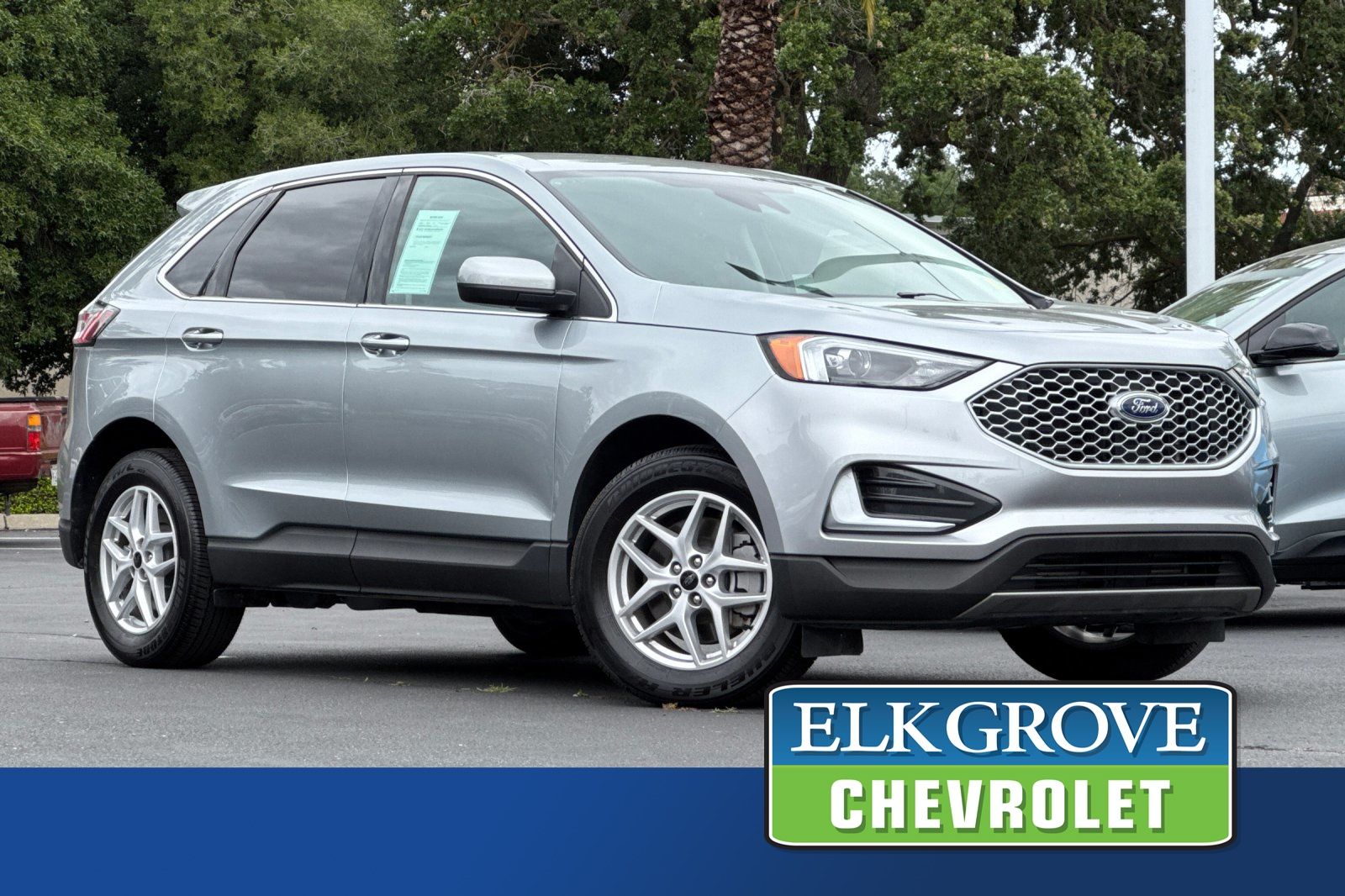 Silver Metallic 2024 Ford Edge SUV / Crossover All-Wheel Drive 8-Speed Automatic