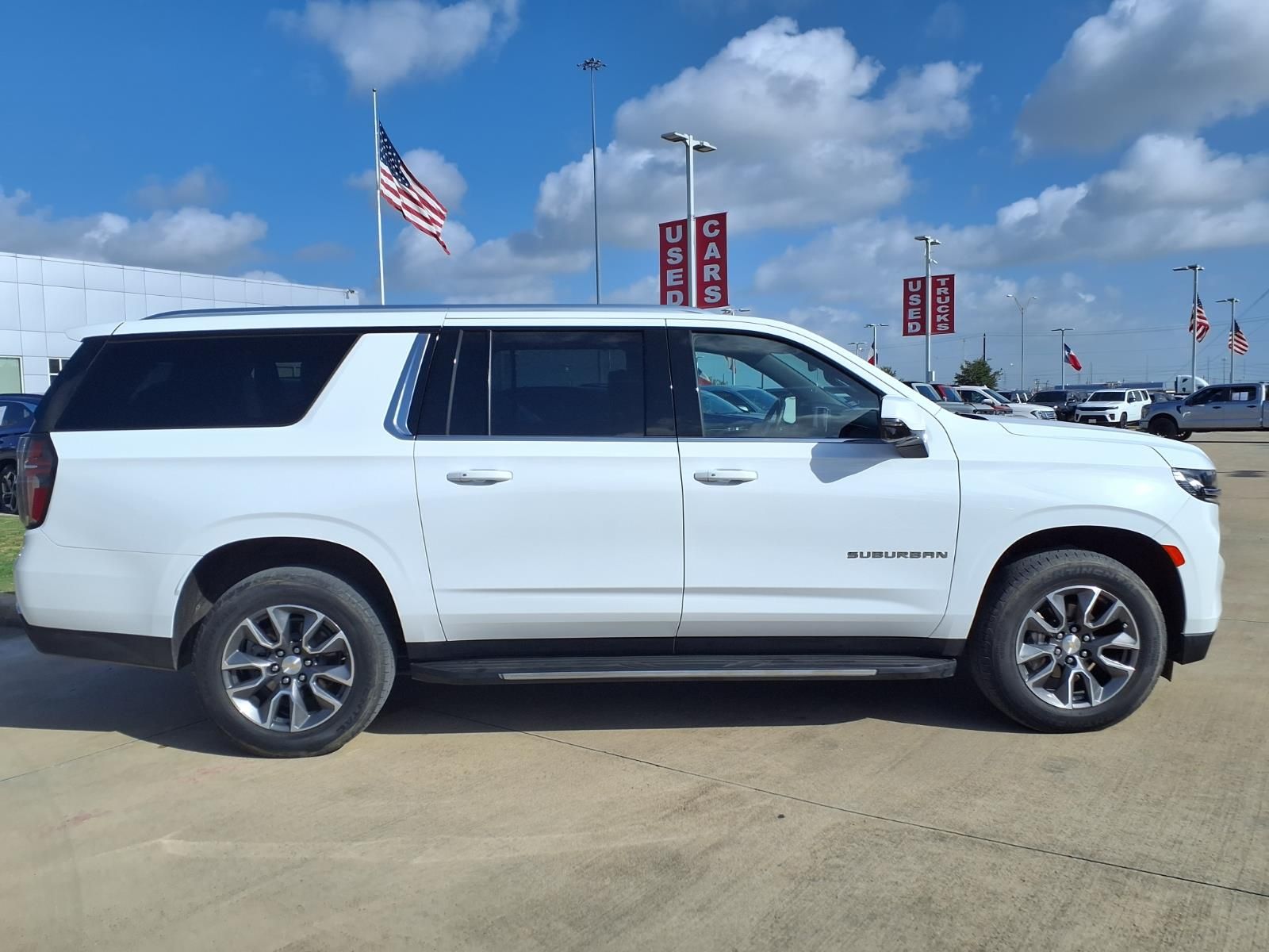 2024 Chevrolet Suburban LT White at Victoria Chrysler Dodge Jeep Ram