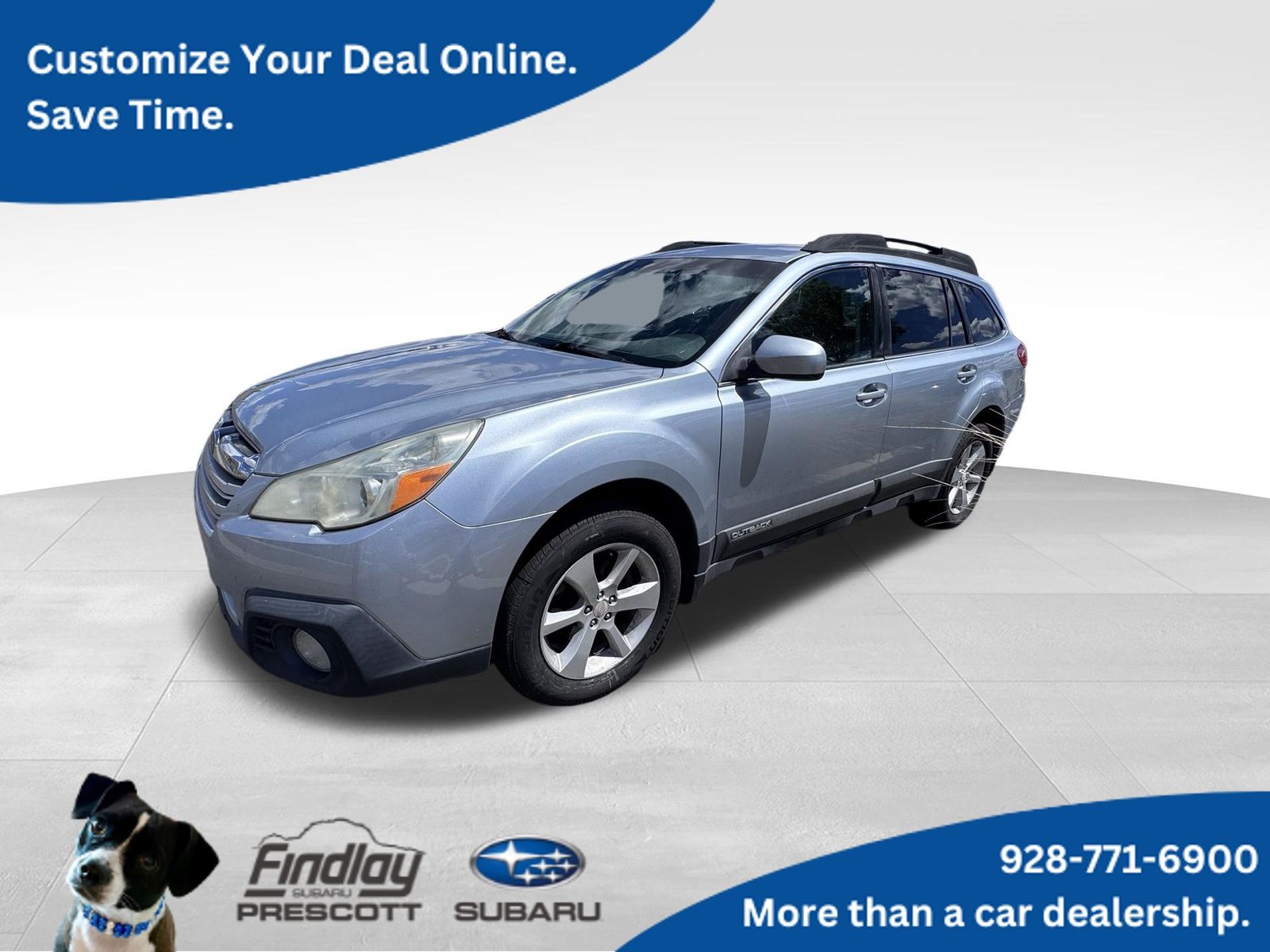 Ice Silver Metallic 2014 Subaru Outback 2.5i Premium Wagon All-Wheel Drive Continuously Variable Transmission