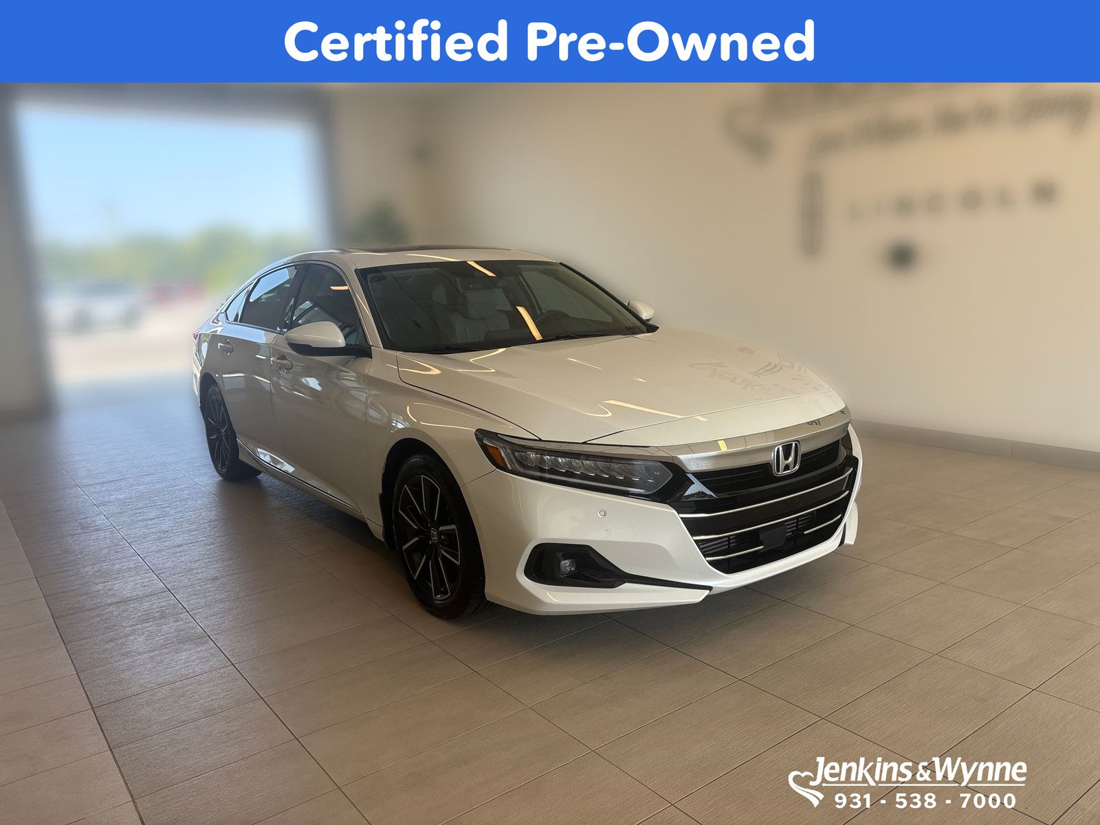 Platinum White Pearl 2022 Honda Accord Sedan Front-Wheel Drive Continuously Variable Transmission