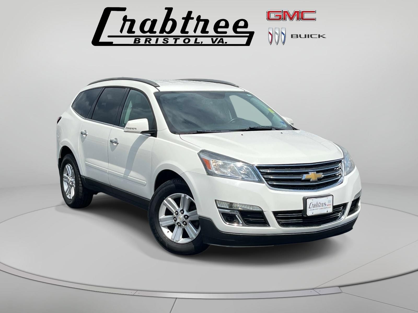 White 2013 Chevrolet Traverse SUV / Crossover All-Wheel Drive 6-Speed Automatic