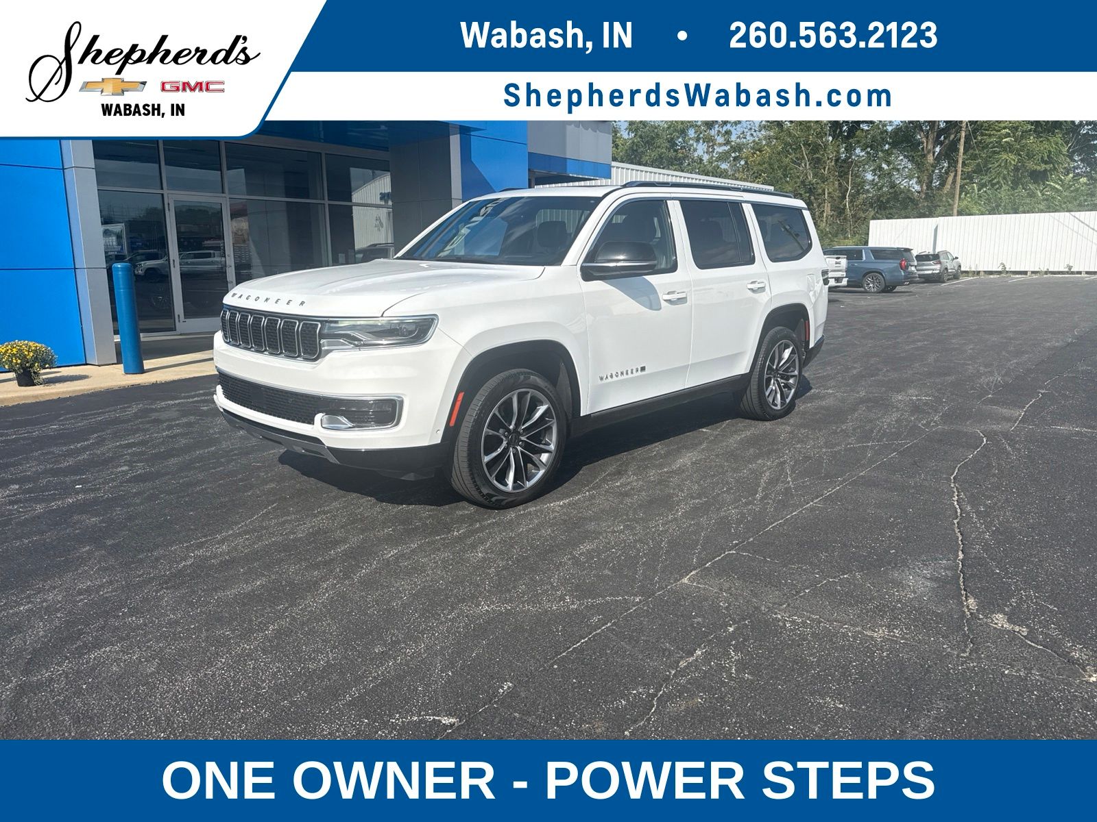 Bright White Clearcoat 2023 Jeep Wagoneer SUV / Crossover Four-Wheel Drive 8-Speed Automatic