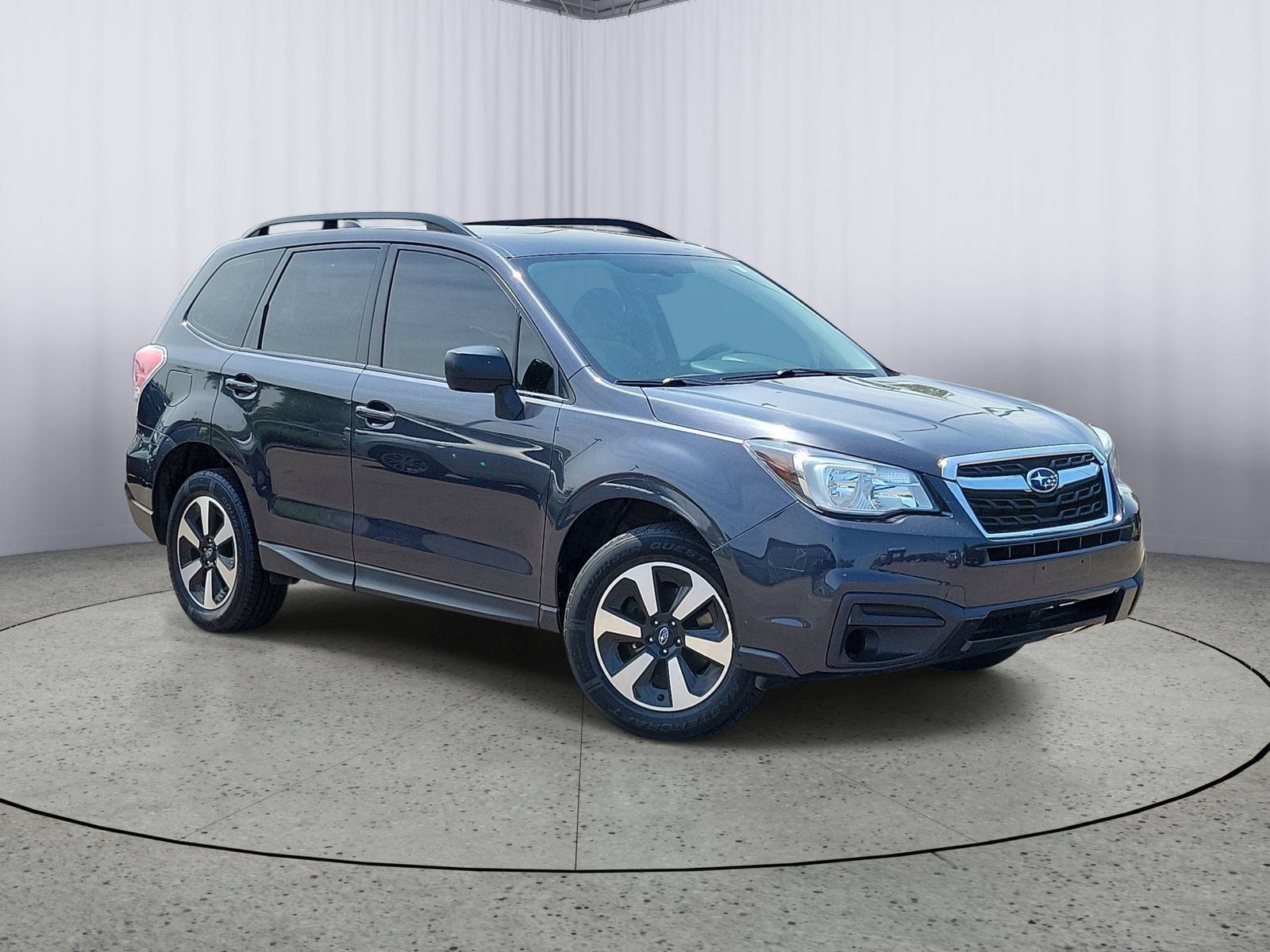 Dark Gray Metallic 2017 Subaru Forester SUV / Crossover All-Wheel Drive Continuously Variable Transmission