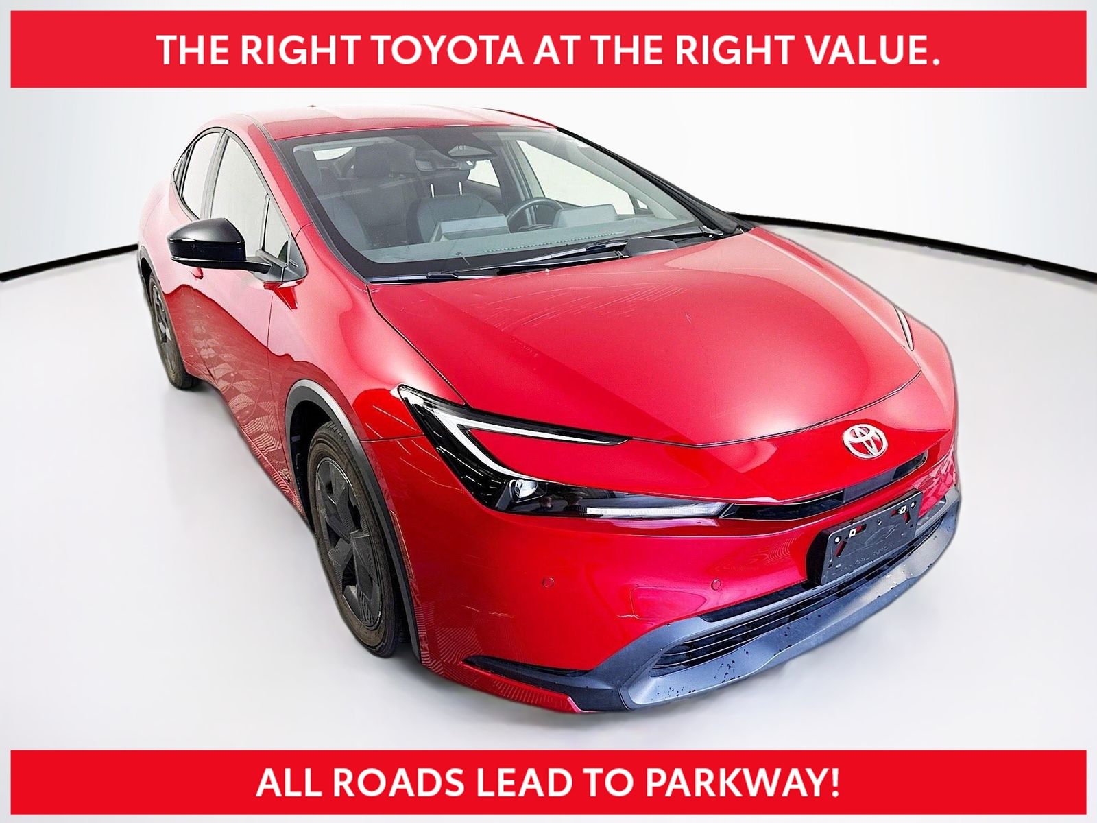 Red 2023 Toyota Prius Hatchback All-Wheel Drive Continuously Variable Transmission
