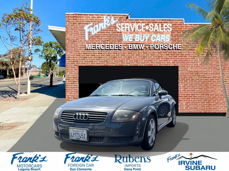 Brilliant Black Clearcoat/Black Roof 2002 Audi TT Convertible Front-Wheel Drive 5-Speed Manual