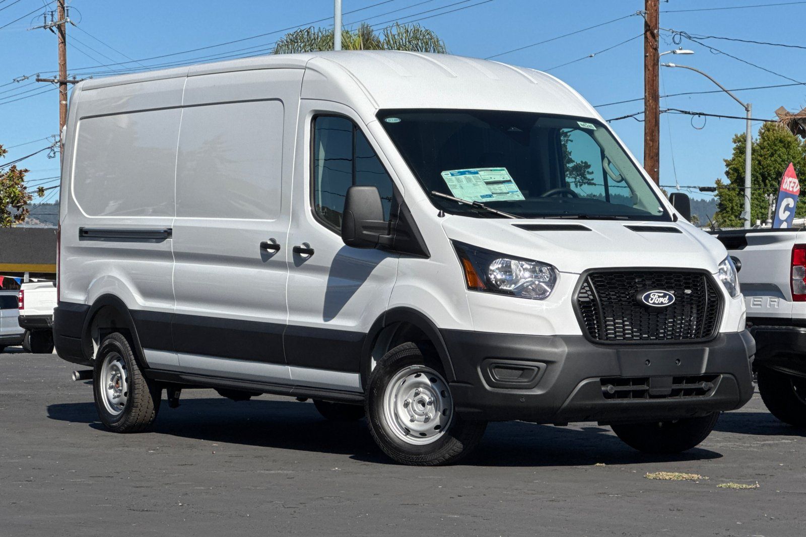 Oxford White 2026 Ford Transit Cargo Van Rear-Wheel Drive