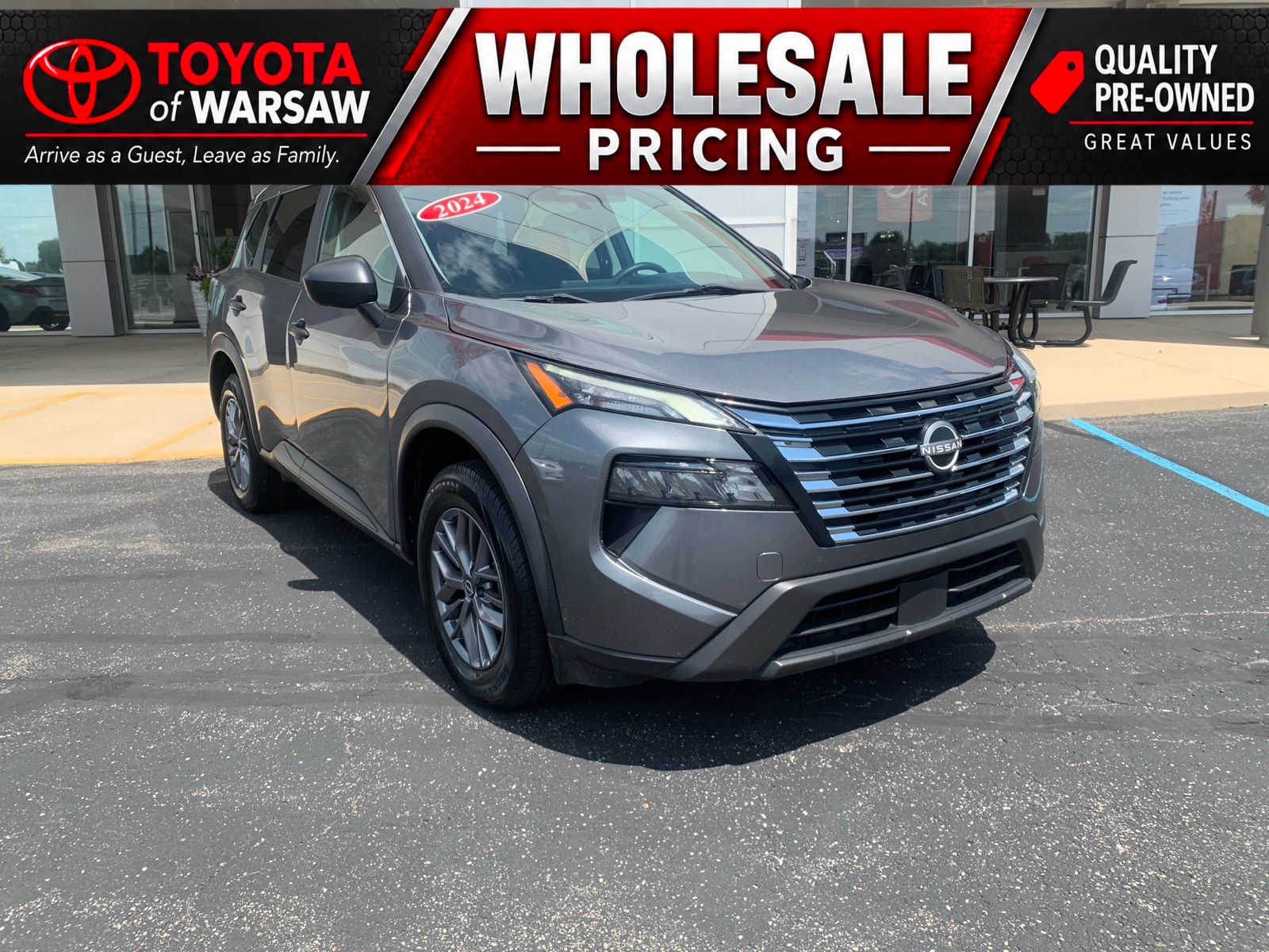 Gray (Gun Metallic) 2024 Nissan Rogue SUV / Crossover All-Wheel Drive Continuously Variable Transmission