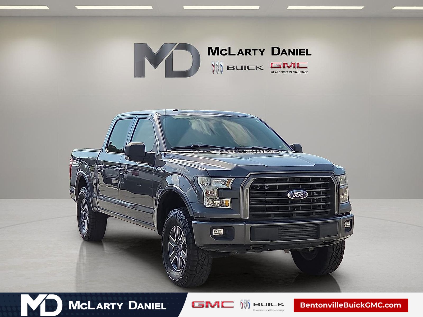 Gray (Magnetic) 2016 Ford F-150 Pickup Truck Four-Wheel Drive 6-Speed Automatic