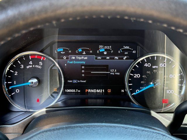 Certified Used 2017 White Gold Metallic Ford Lariat image 5