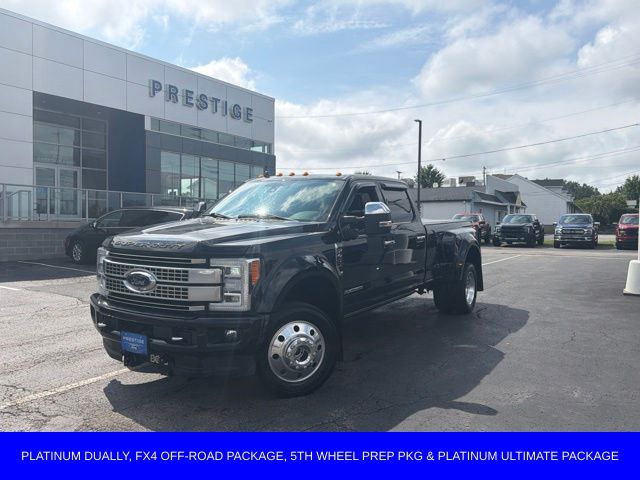 Agate Black Metallic 2019 Ford F-450 Super Duty Pickup Truck Four-Wheel Drive 6-Speed Automatic