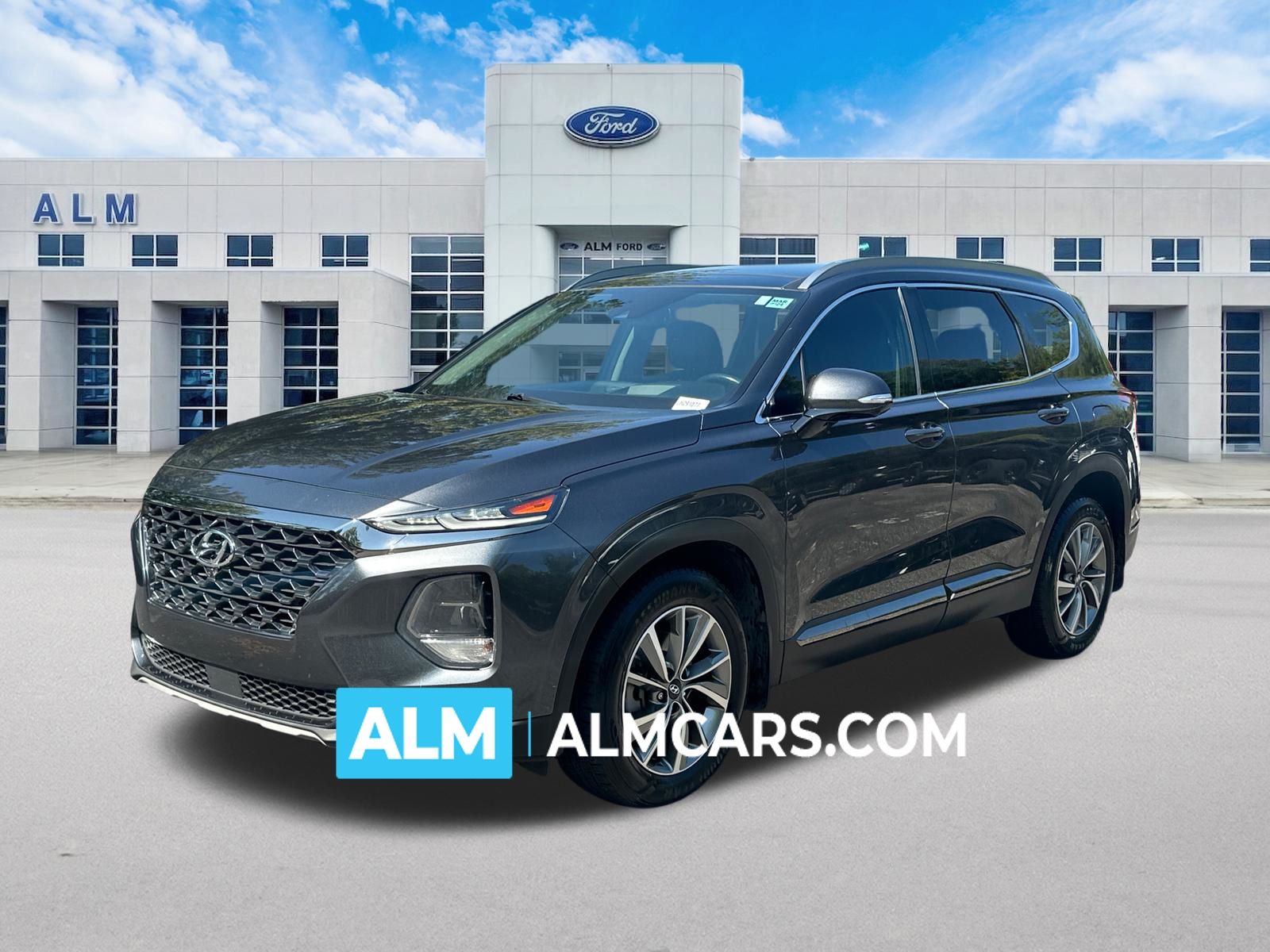 Portofino Gray 2020 Hyundai Santa Fe SUV / Crossover Front-Wheel Drive 8-Speed Automatic