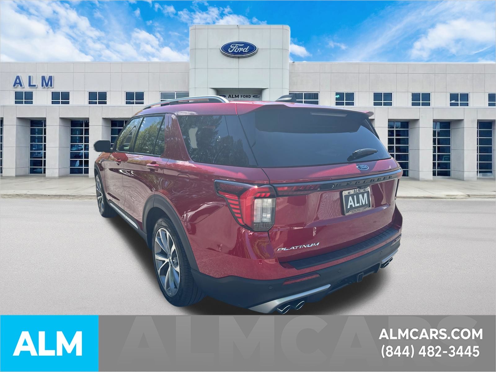 Used 2025 Red Ford Platinum image 8