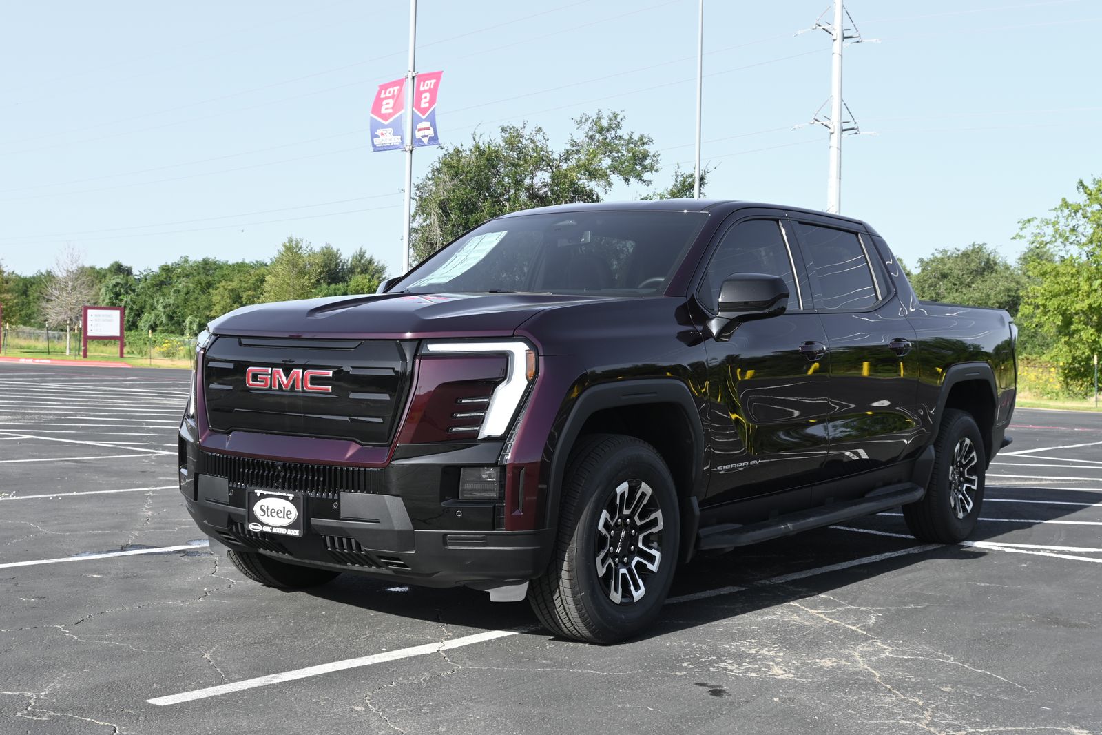 Dark Ember Metallic 2026 GMC Sierra EV Pickup Truck All-Wheel Drive 1-Speed Automatic