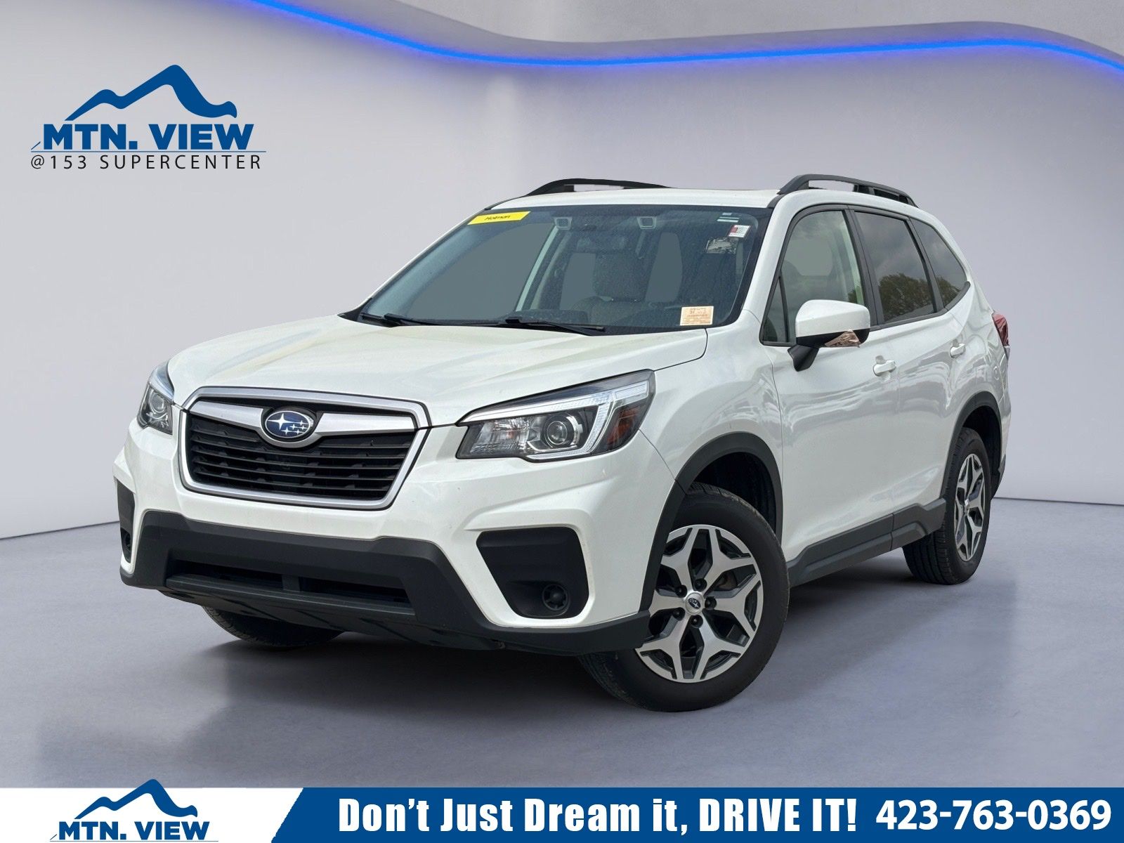 Crystal White Pearl 2020 Subaru Forester 2.5i Premium AWD SUV / Crossover All-Wheel Drive Continuously Variable Transmission