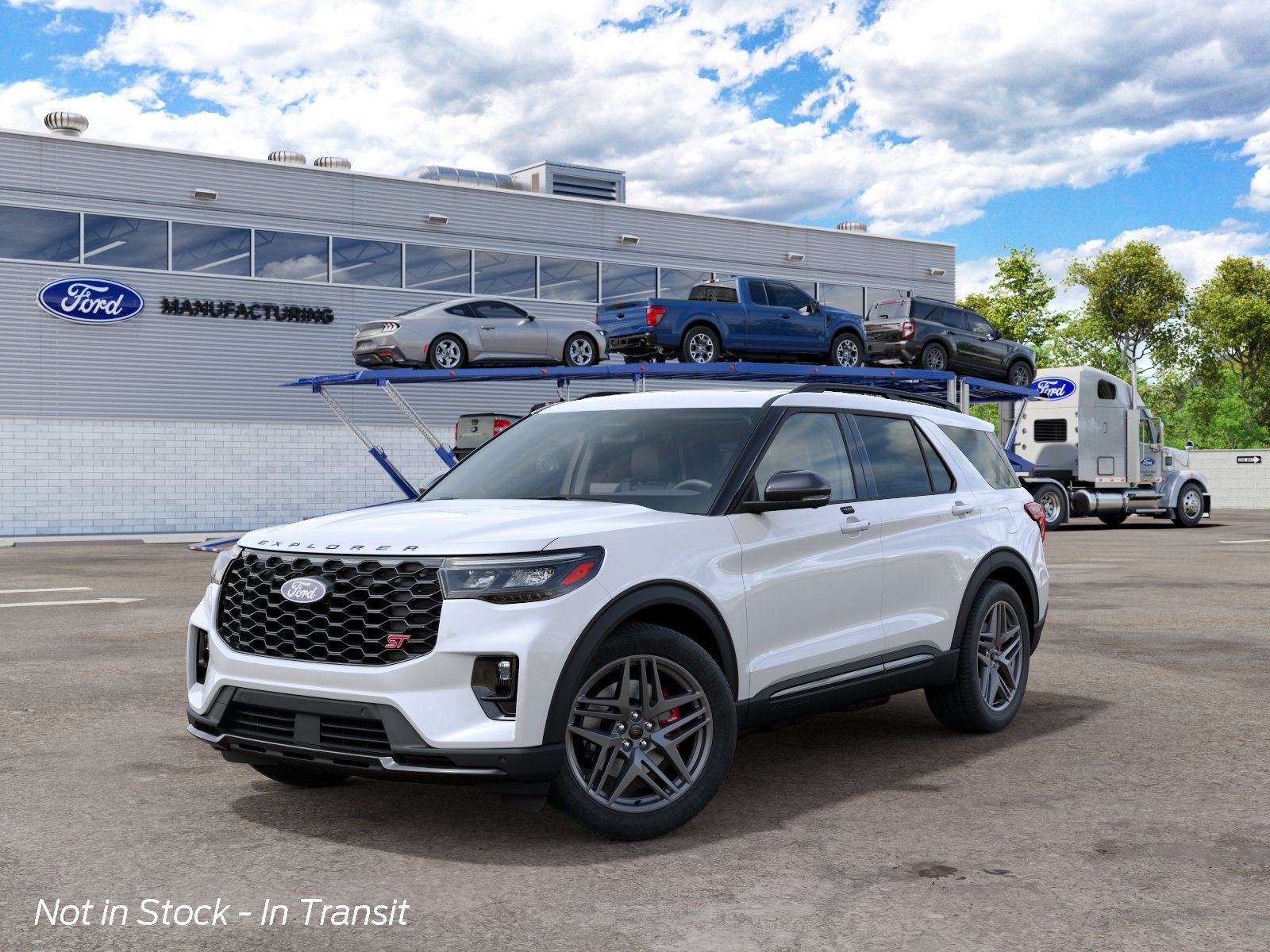 New 2027 Star White Metallic Tri-Coat Ford ST image 4