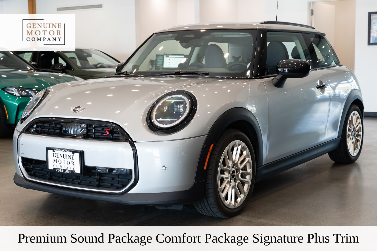 Silver 2025 MINI Cooper Hatchback Front-Wheel Drive 7-Speed Automatic