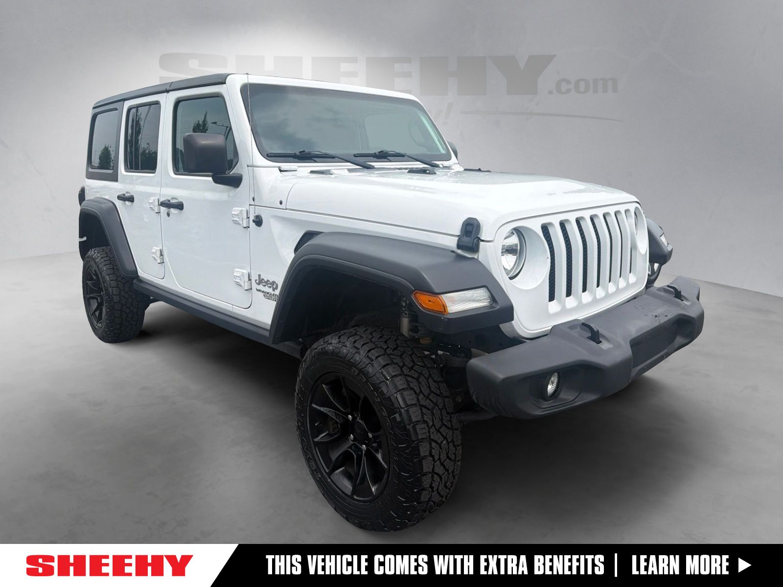 Bright White Clearcoat 2020 Jeep Wrangler SUV / Crossover Four-Wheel Drive 8-Speed Automatic