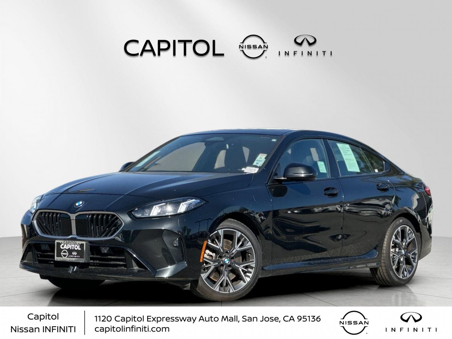 Black Sapphire Metallic 2025 BMW 2 Series 228 Gran Coupe xDrive Sedan All-Wheel Drive 7-Speed Automatic
