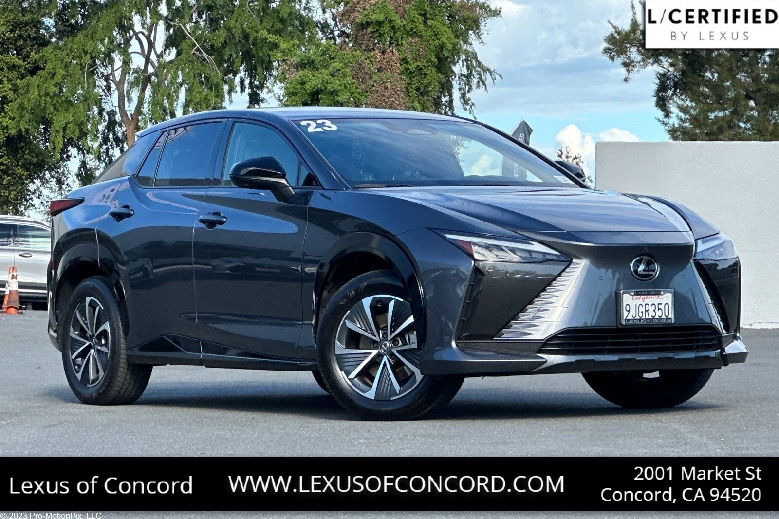 Cloudburst Gray 2023 Lexus RZ 450e Premium AWD with 20 inch Wheels SUV / Crossover All-Wheel Drive Automatic
