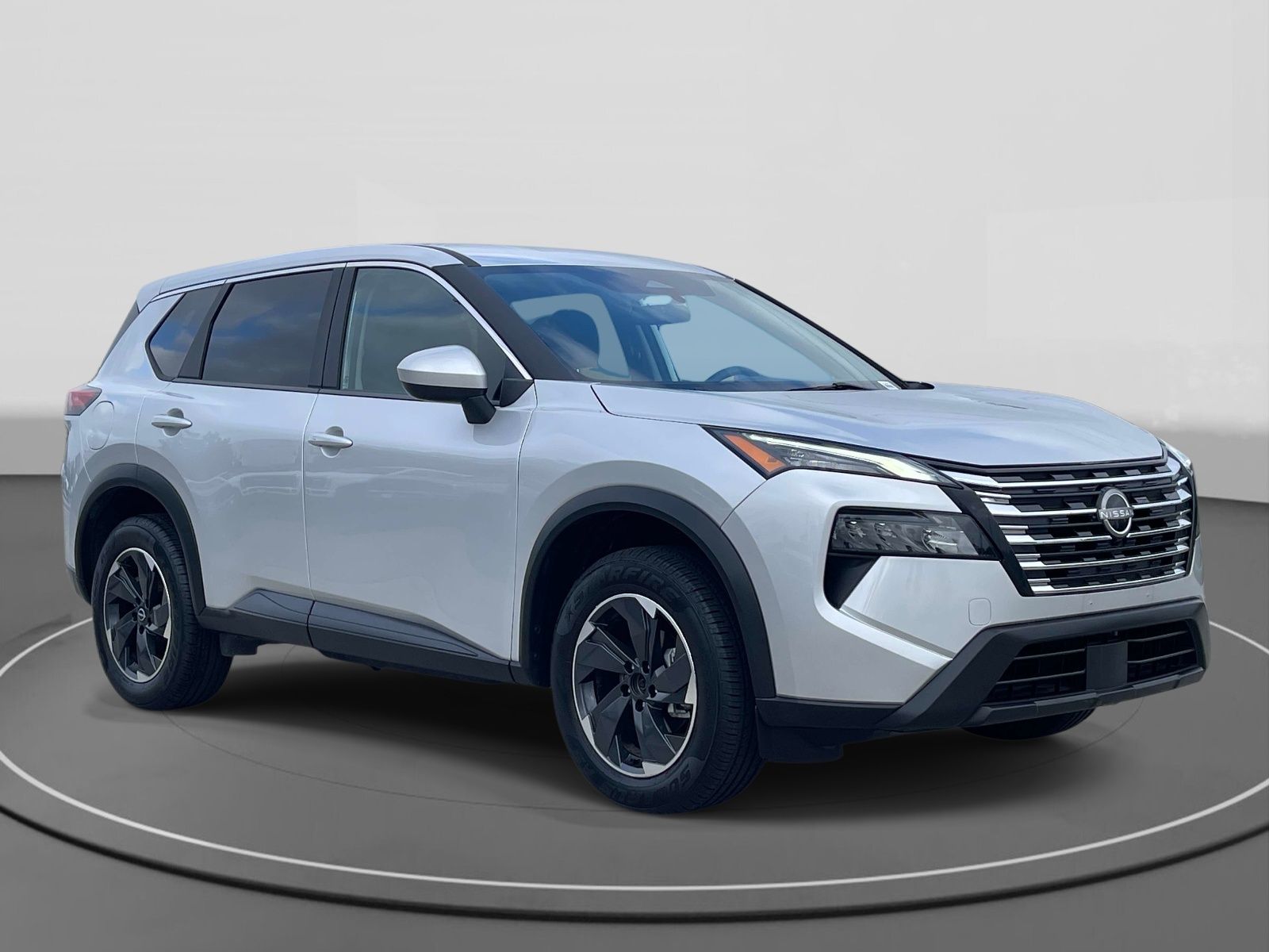 Brilliant Silver Metallic 2024 Nissan Rogue SUV / Crossover Front-Wheel Drive Continuously Variable Transmission