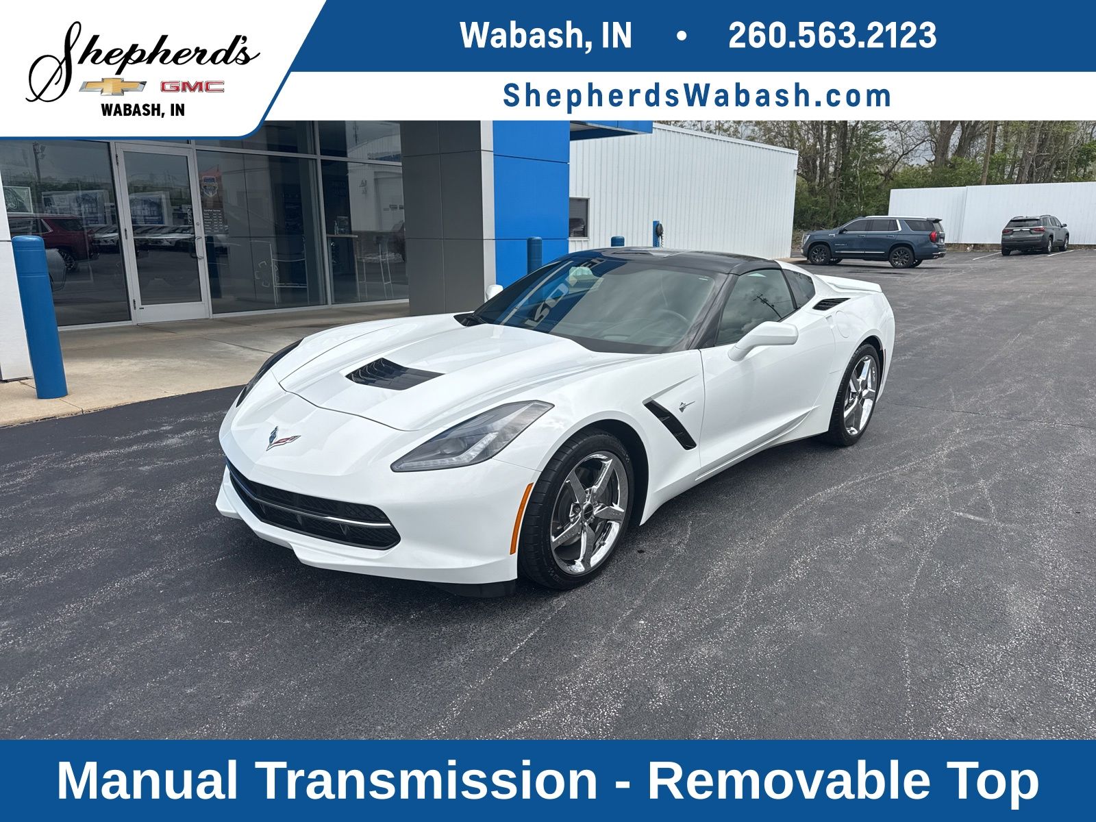 Arctic White 2015 Chevrolet Corvette Coupe Rear-Wheel Drive 7-Speed Manual