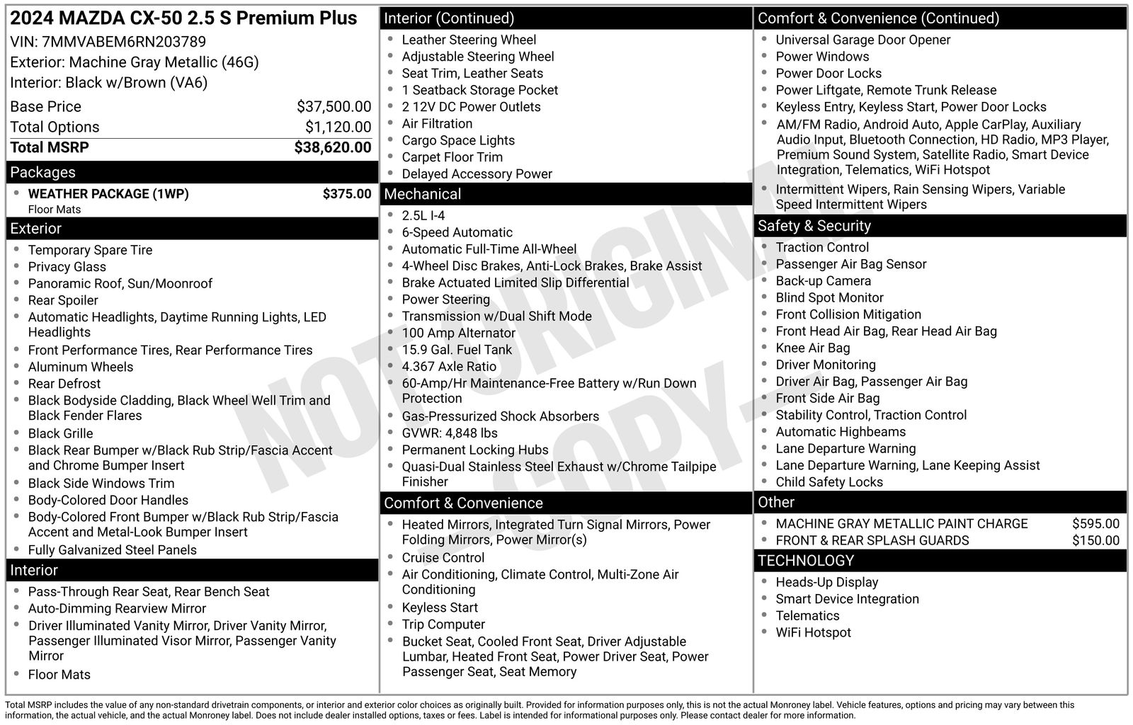 Used Car 2024 Mazda Cx-50  2.5 S Premium Plus Package For Sale Under $35,000 In Austin, Texas