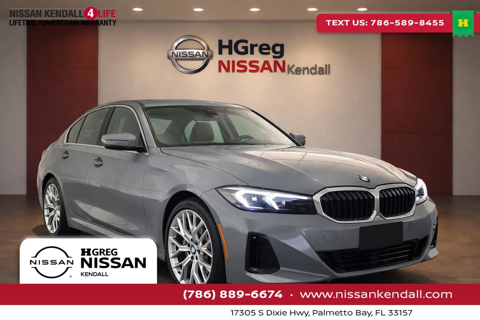 Gray Metallic 2026 BMW 3 Series 330i RWD Sedan Rear-Wheel Drive 8-Speed Automatic