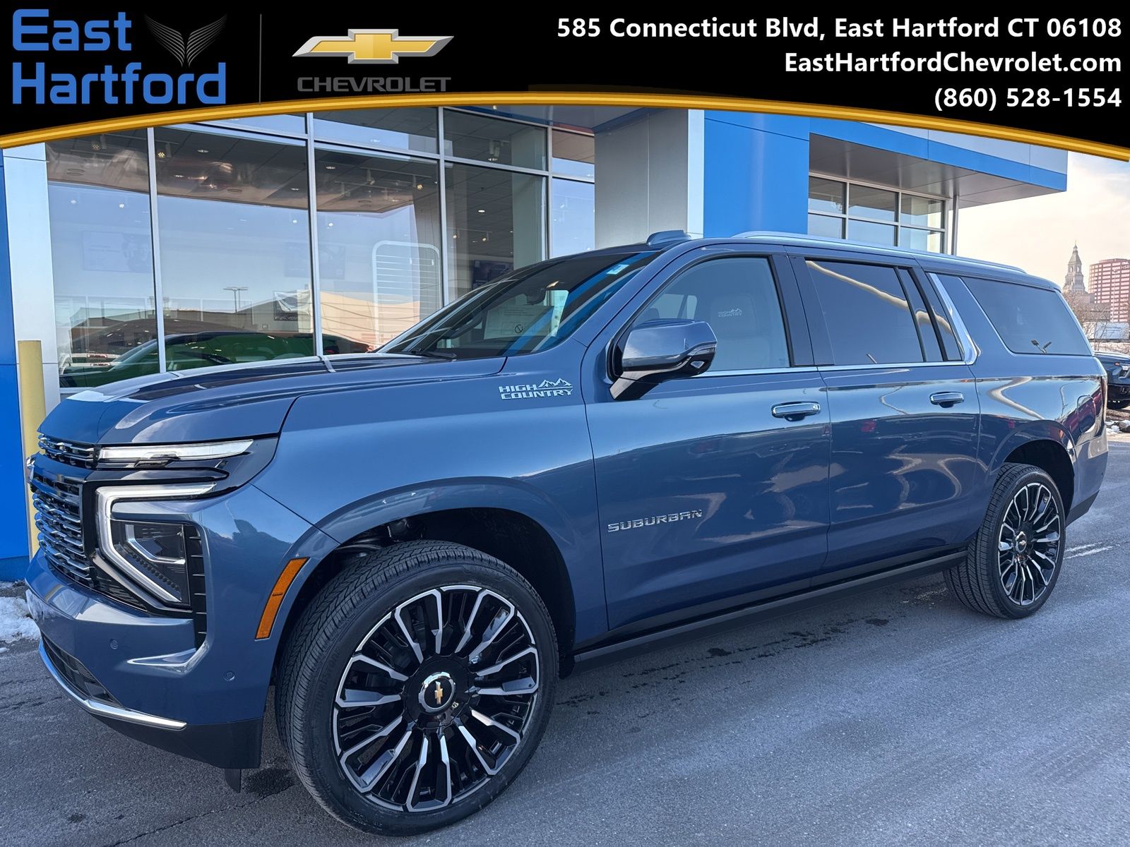 Lakeshore Blue Metallic 2026 Chevrolet Suburban SUV / Crossover Four-Wheel Drive 