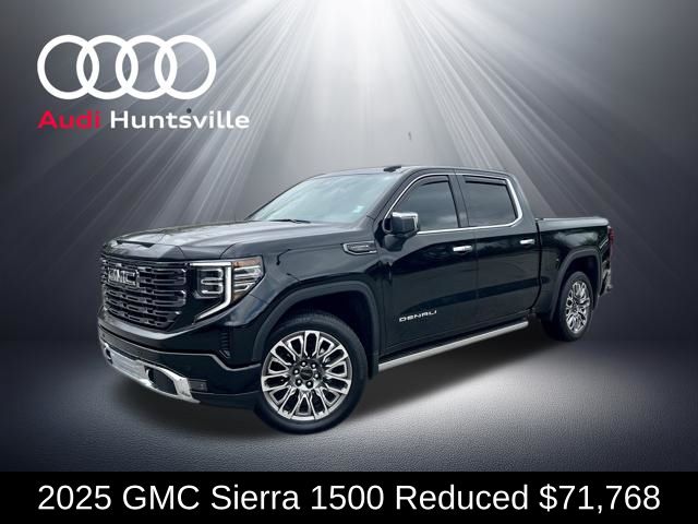 Onyx Black 2025 GMC Sierra 1500 Denali Ultimate Crew Cab 4WD Pickup Truck Four-Wheel Drive Automatic