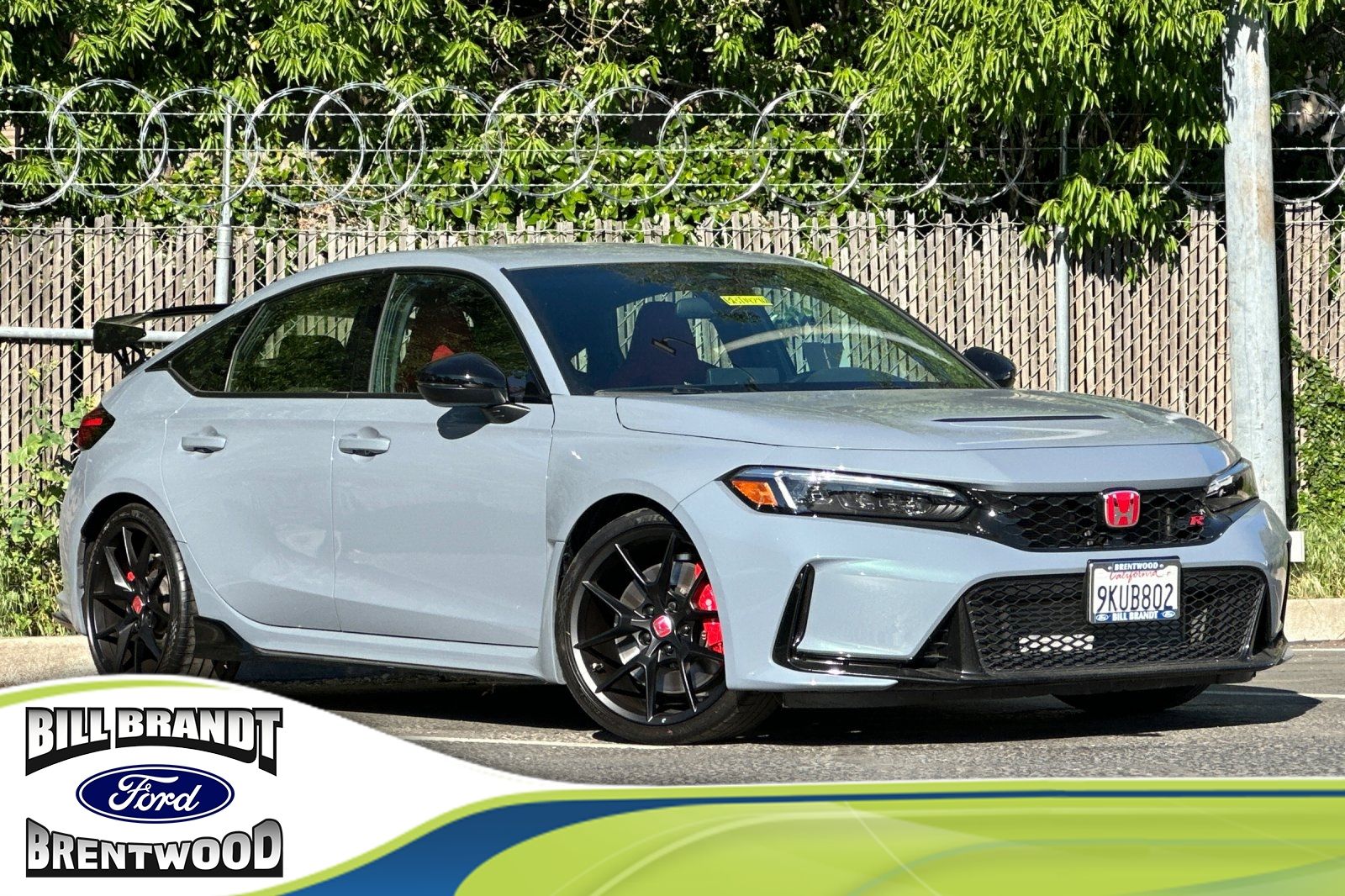 Sonic Gray Pearl 2024 Honda Civic Type R FWD Hatchback Front-Wheel Drive 6-Speed Manual