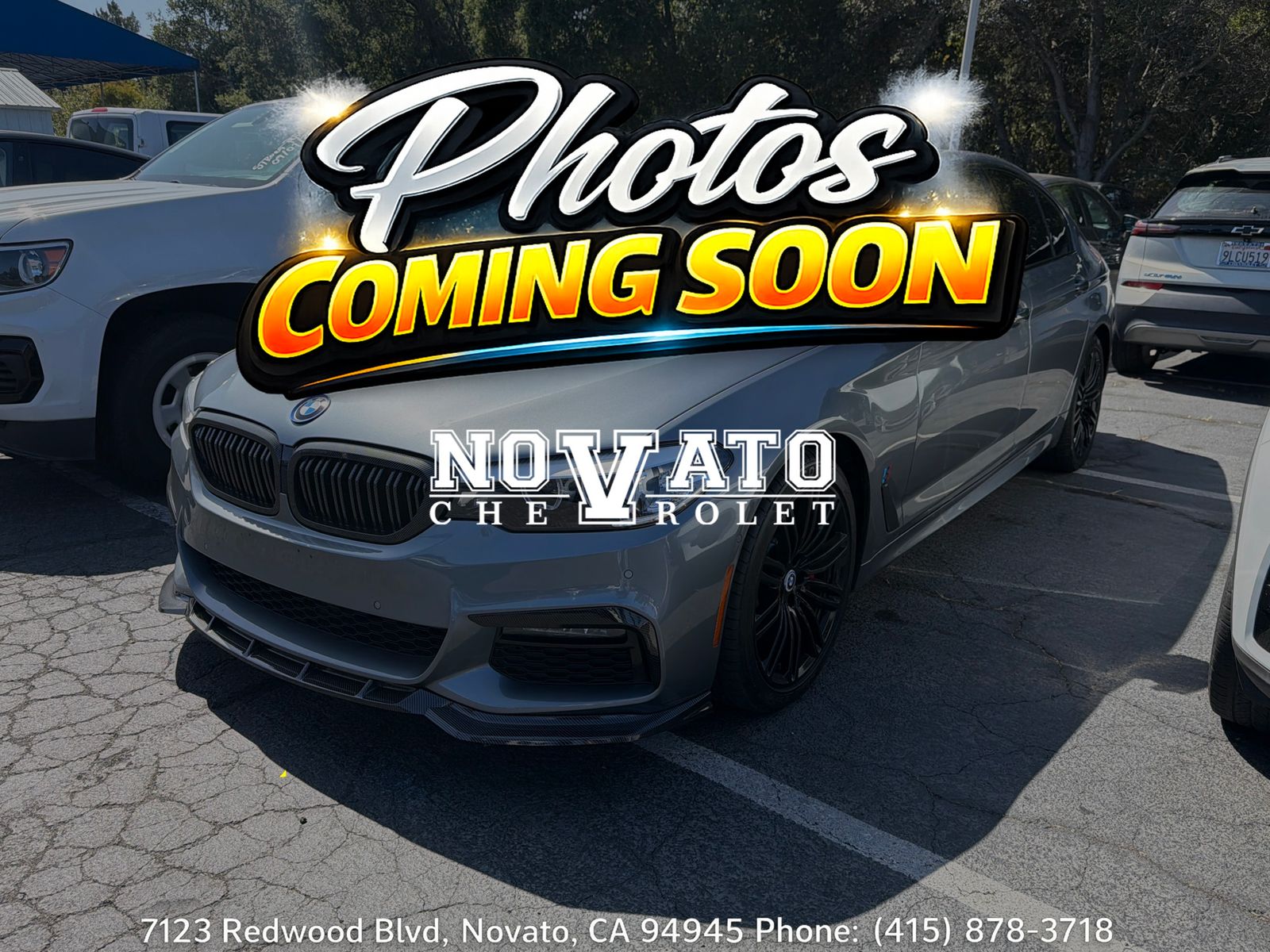 Bluestone Metallic 2020 BMW 5 Series Sedan Rear-Wheel Drive 8-Speed Automatic