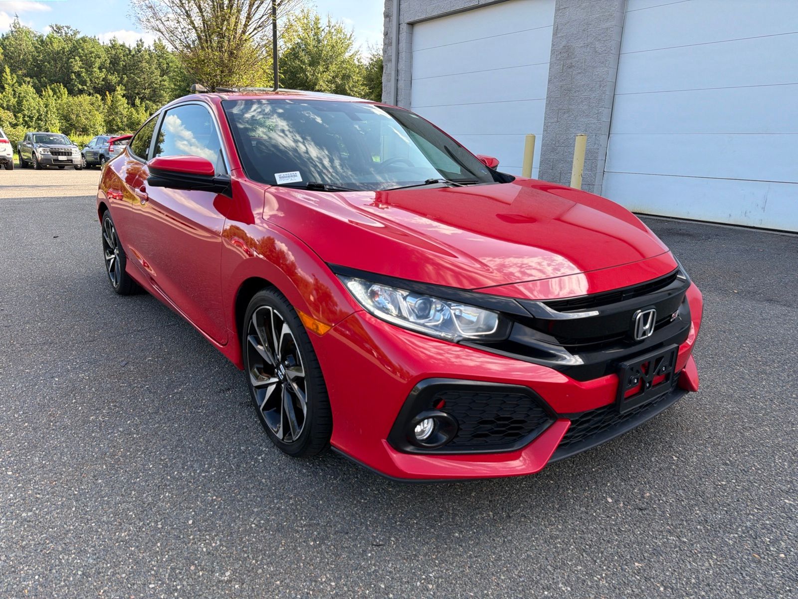 Red 2019 Honda Civic Coupe Coupe Front-Wheel Drive 6-Speed Manual