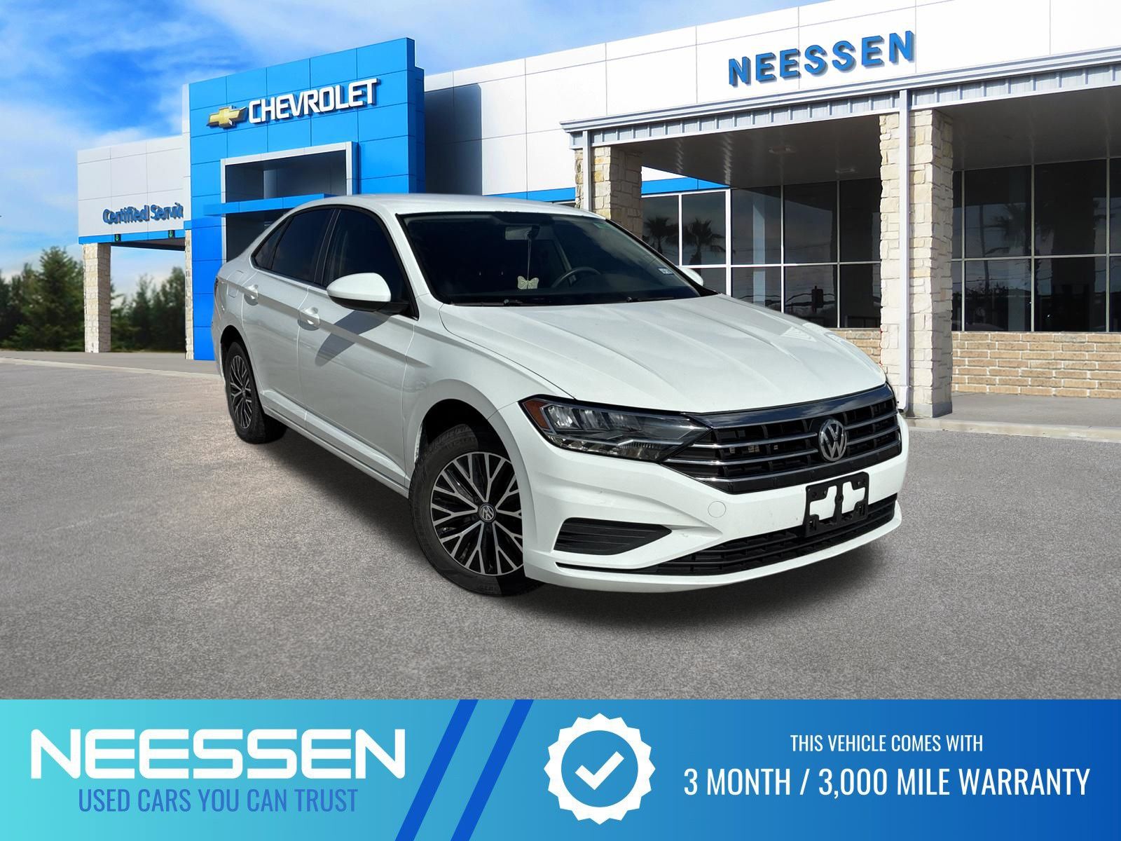 Pure White 2021 Volkswagen Jetta Sedan Front-Wheel Drive 8-Speed Automatic