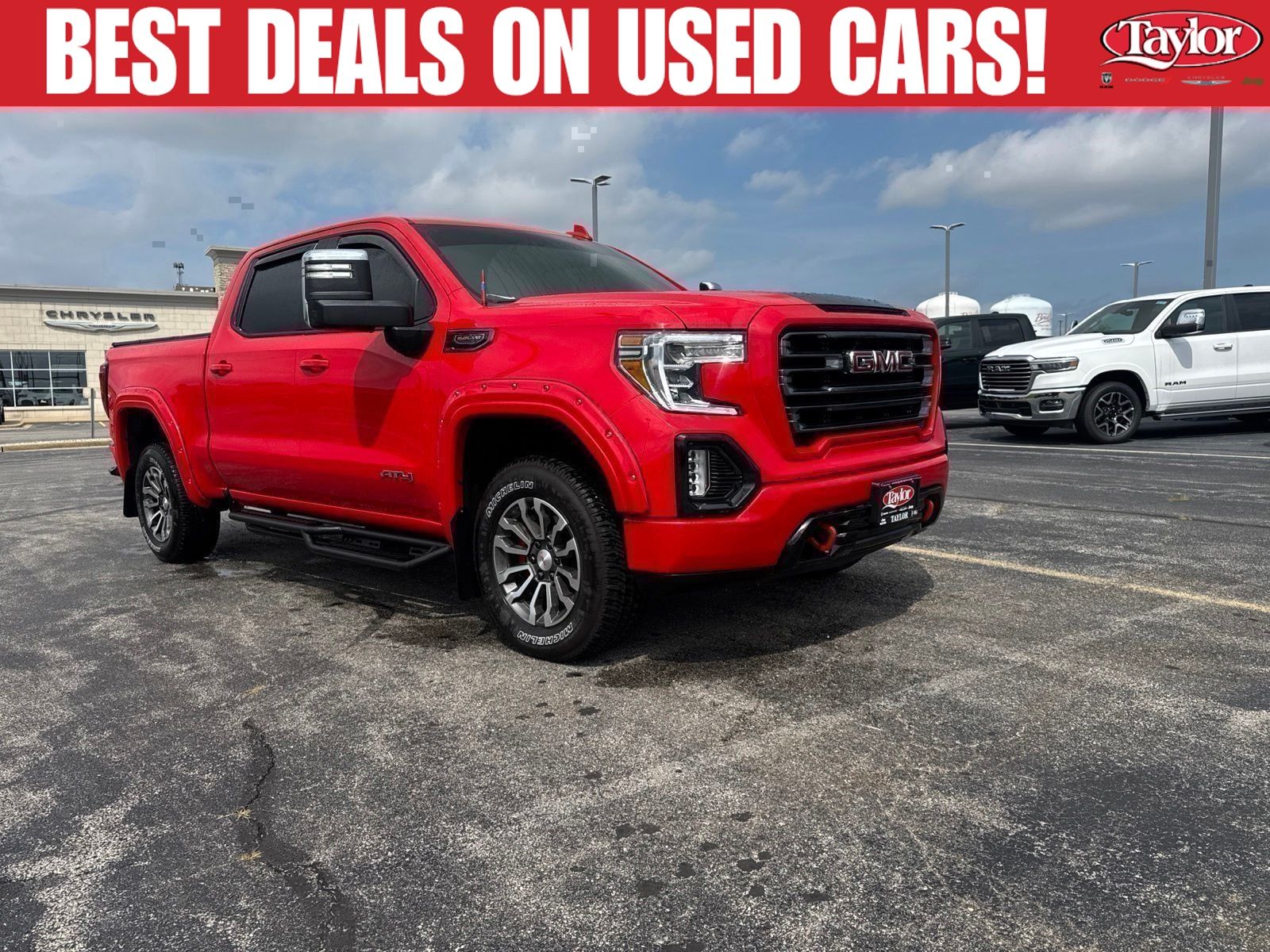 Cardinal Red 2022 GMC Sierra 1500 Limited Pickup Truck Four-Wheel Drive Automatic