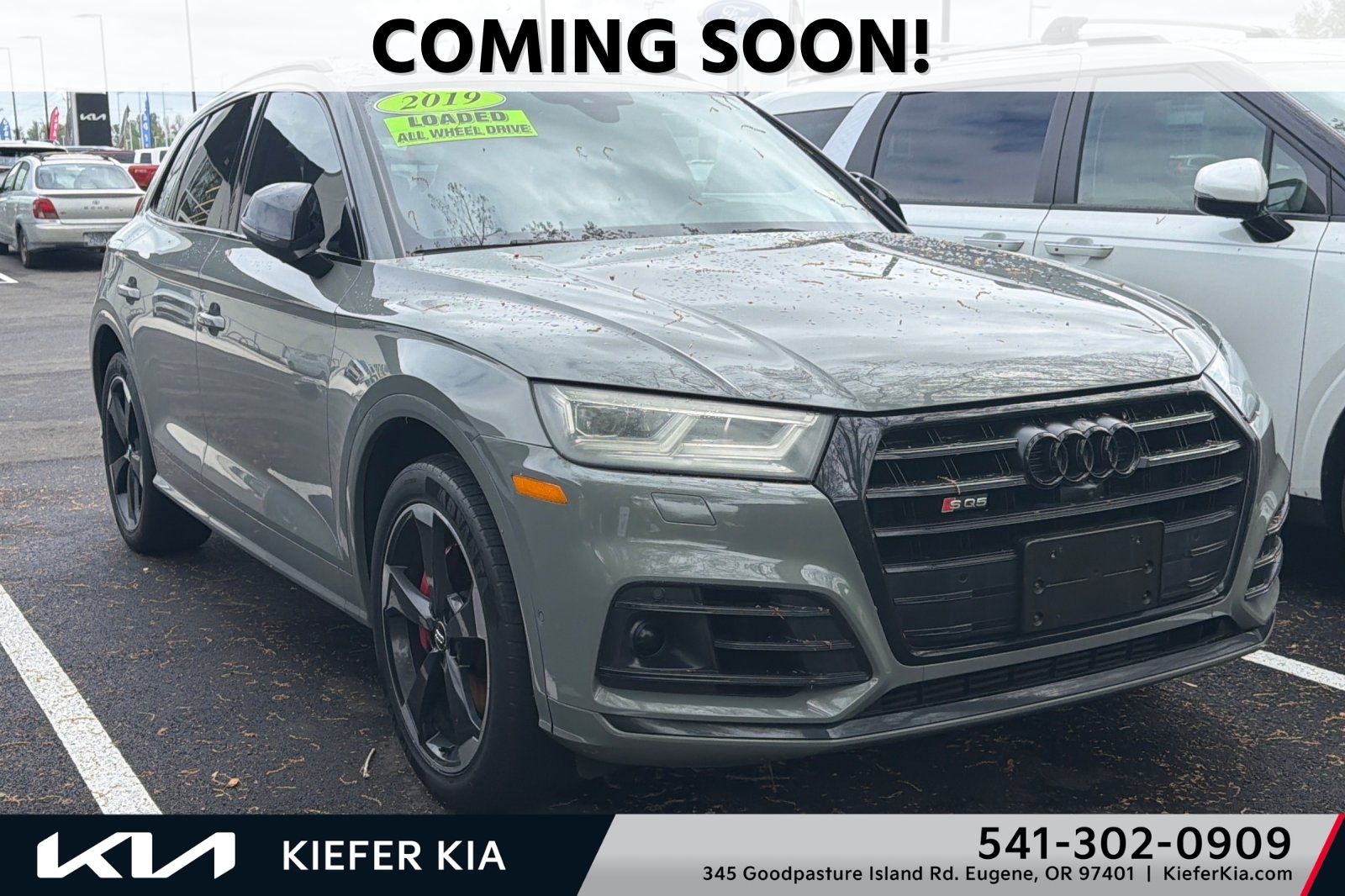 Gray 2019 Audi SQ5 3.0T quattro Prestige AWD SUV / Crossover All-Wheel Drive 8-Speed Automatic